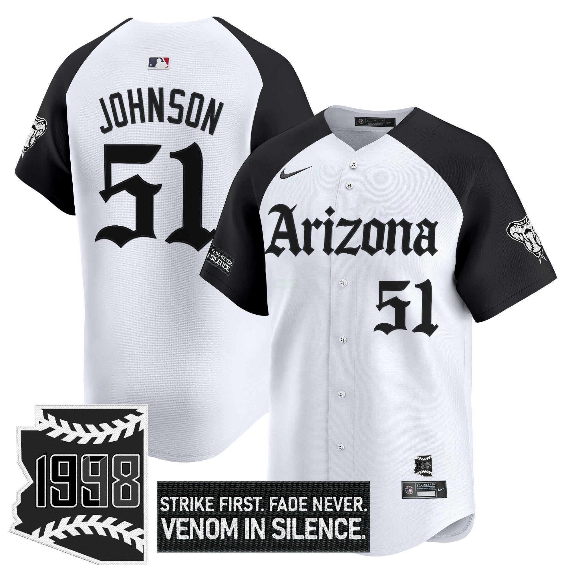 Camisa MLB Men’s Arizona ‘Gothic Desert Fang Edition’ Vapor Premier Limited Jersey