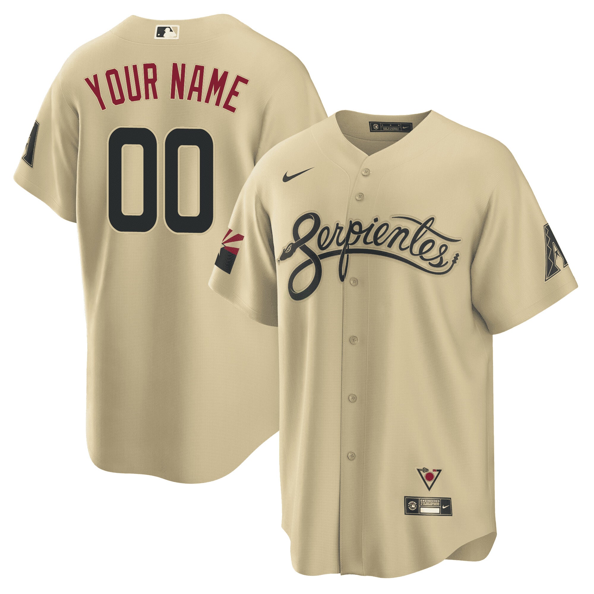 Camisa MLB Men’s Arizona “Serpientes” Jersey