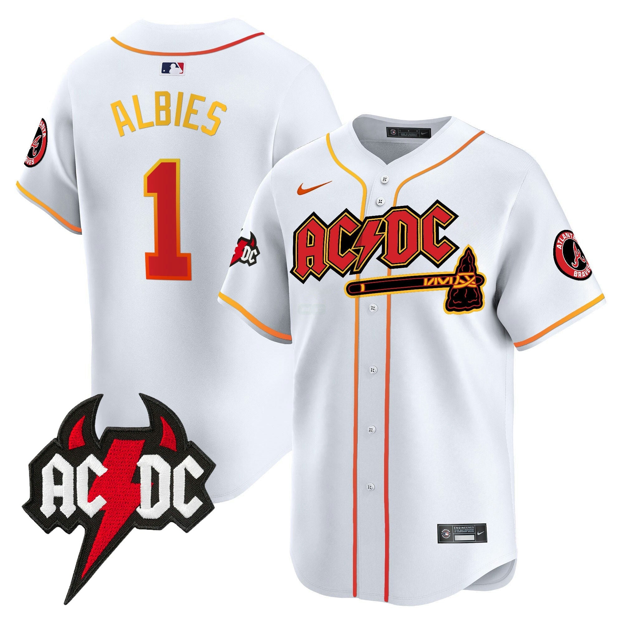Camisa MLB Men’s Atlanta AC/DC Vapor Premier Limited Jersey
