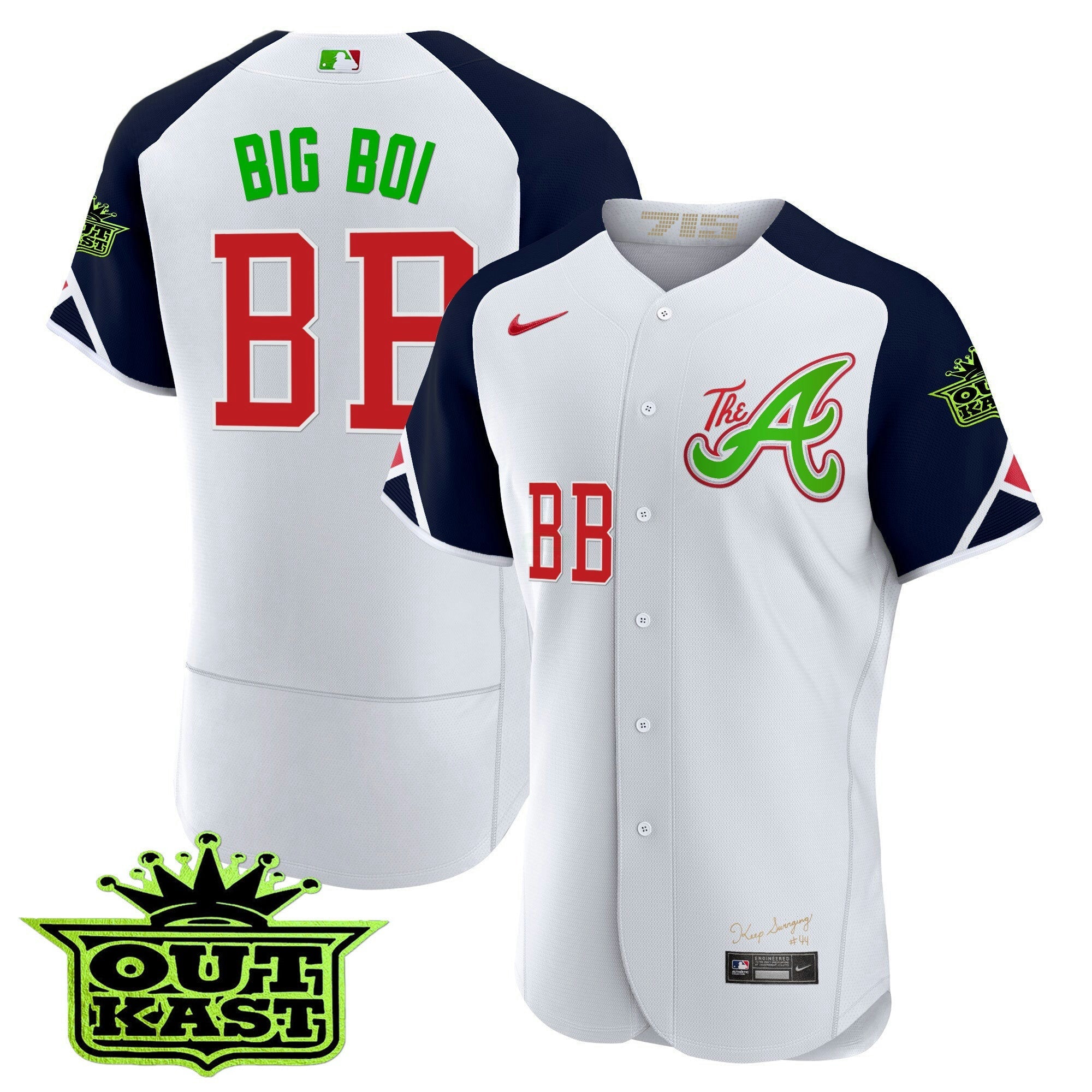 Camisa MLB Men’s Atlanta Atliens City Connect Flex Base Jersey