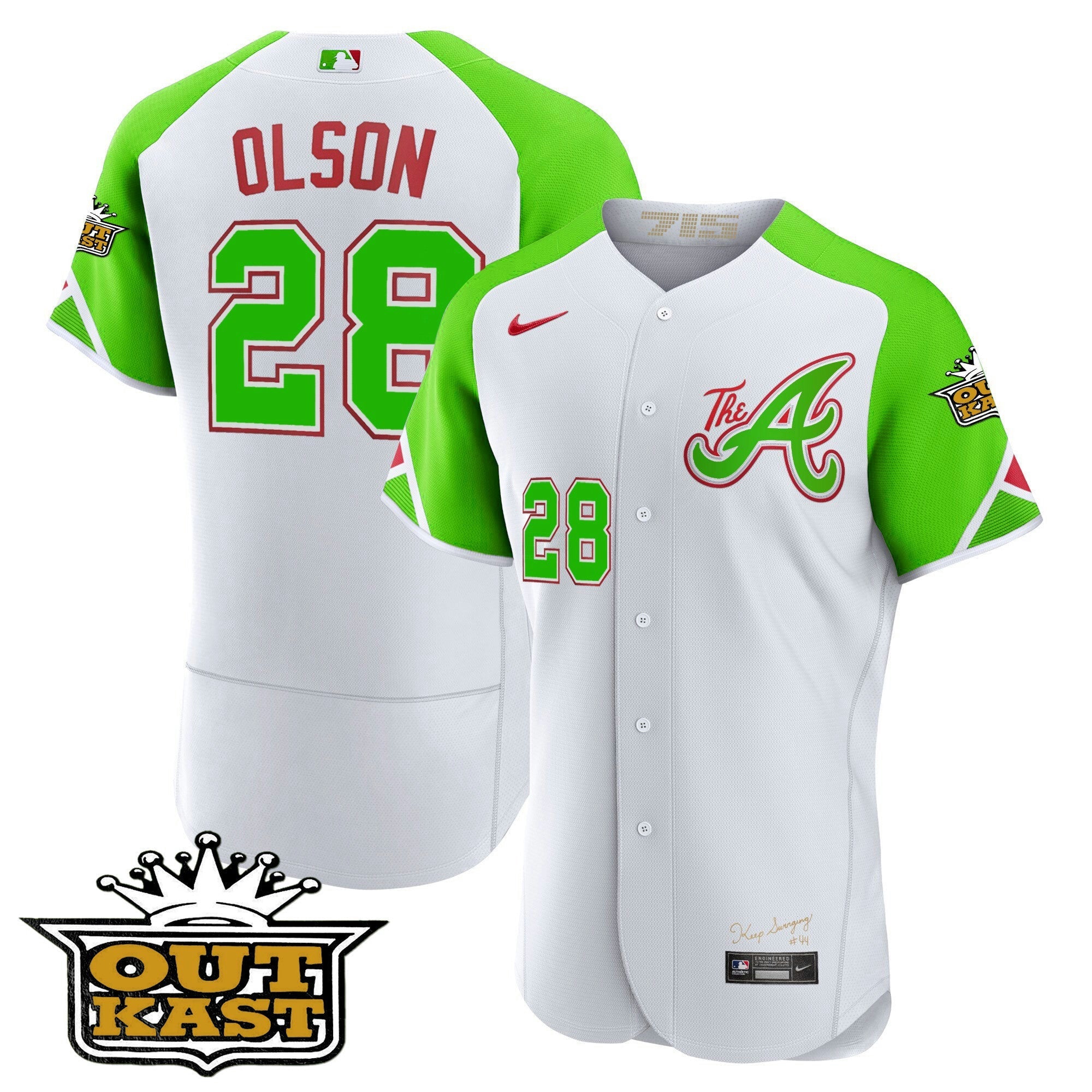 Camisa MLB Men’s Atlanta Atliens City Connect Flex Base Jersey