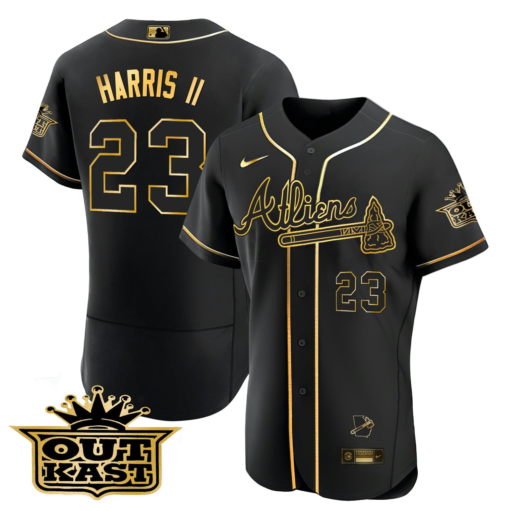 Camisa MLB Men’s Atlanta Atliens Flex Base Jersey V2