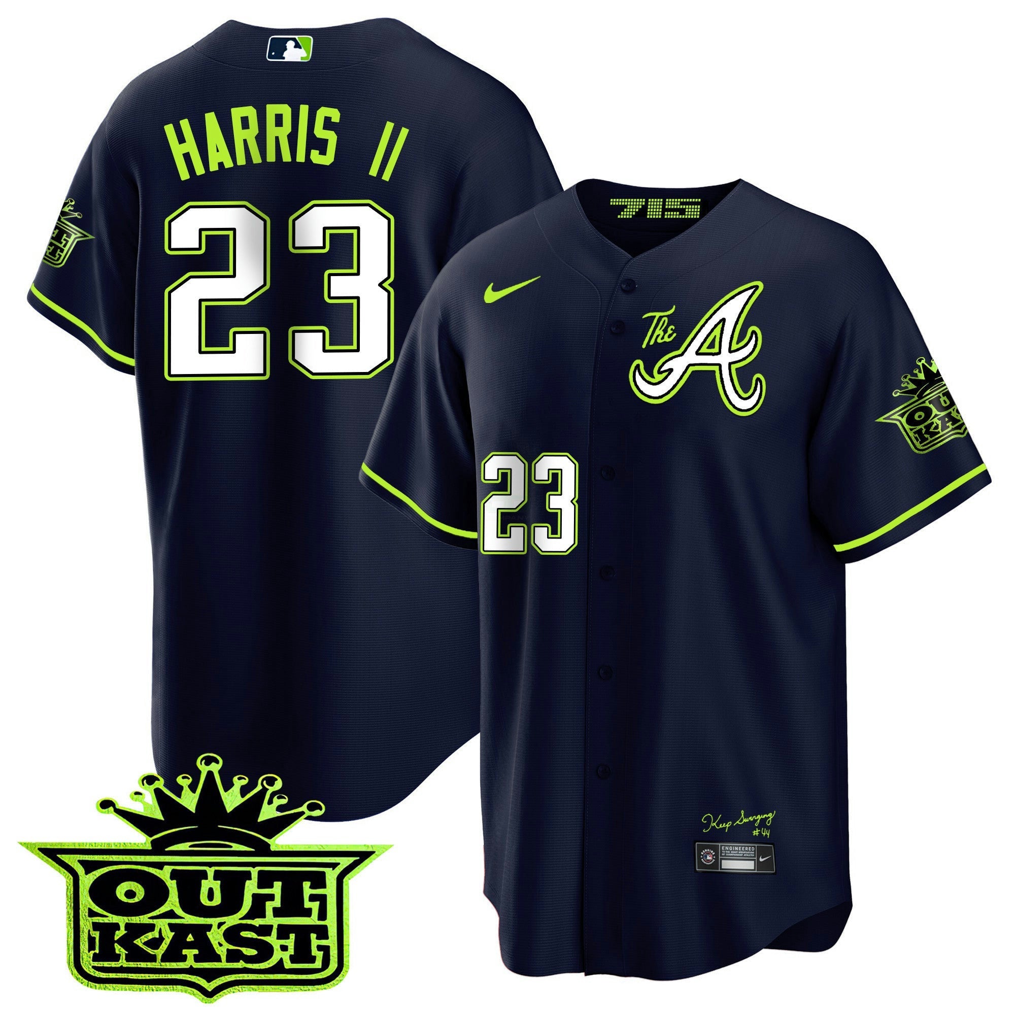 Camisa MLB Men’s Atlanta Atliens The A Cool Base Jersey