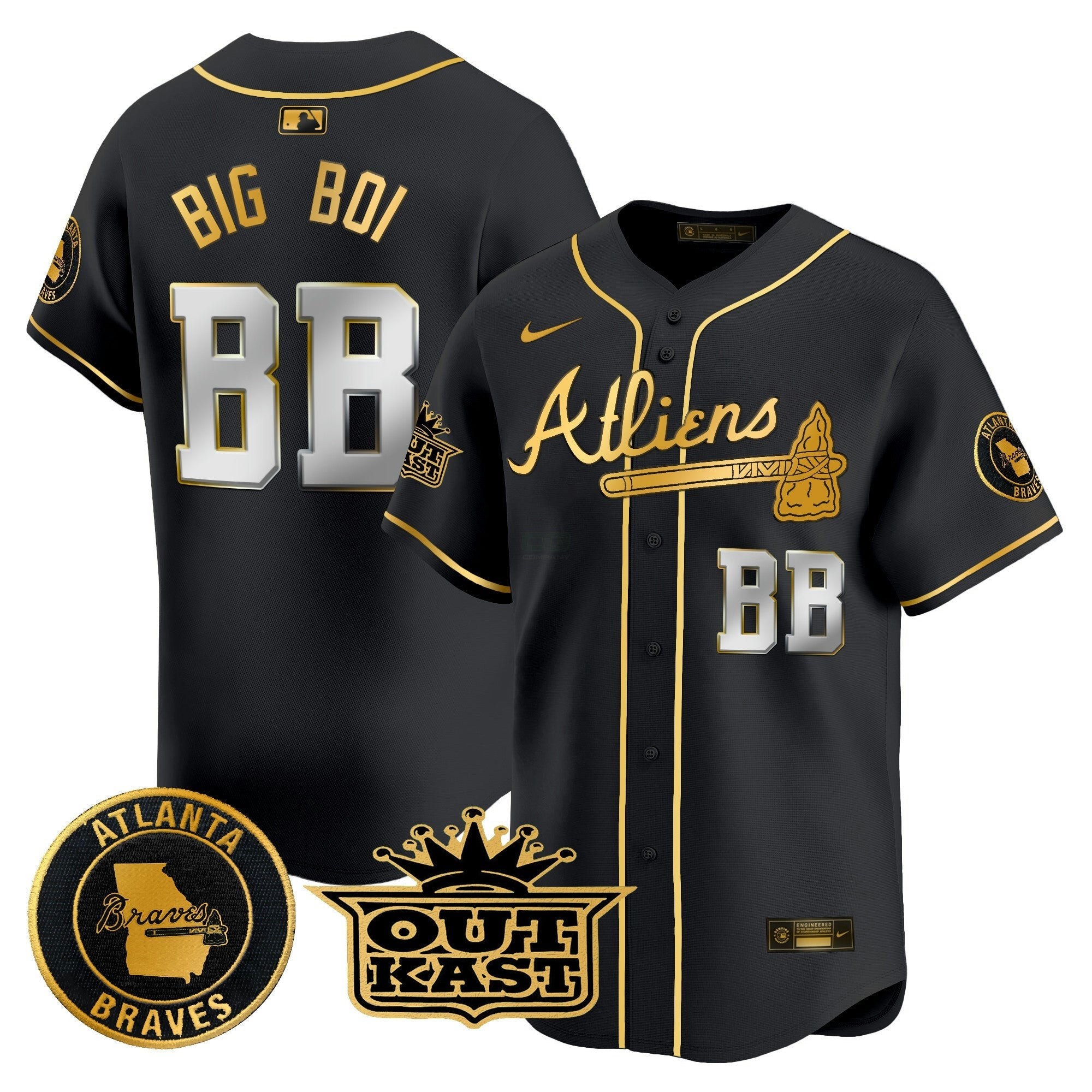 Camisa MLB Men’s Atlanta Atliens Vapor Premier Limited Jersey