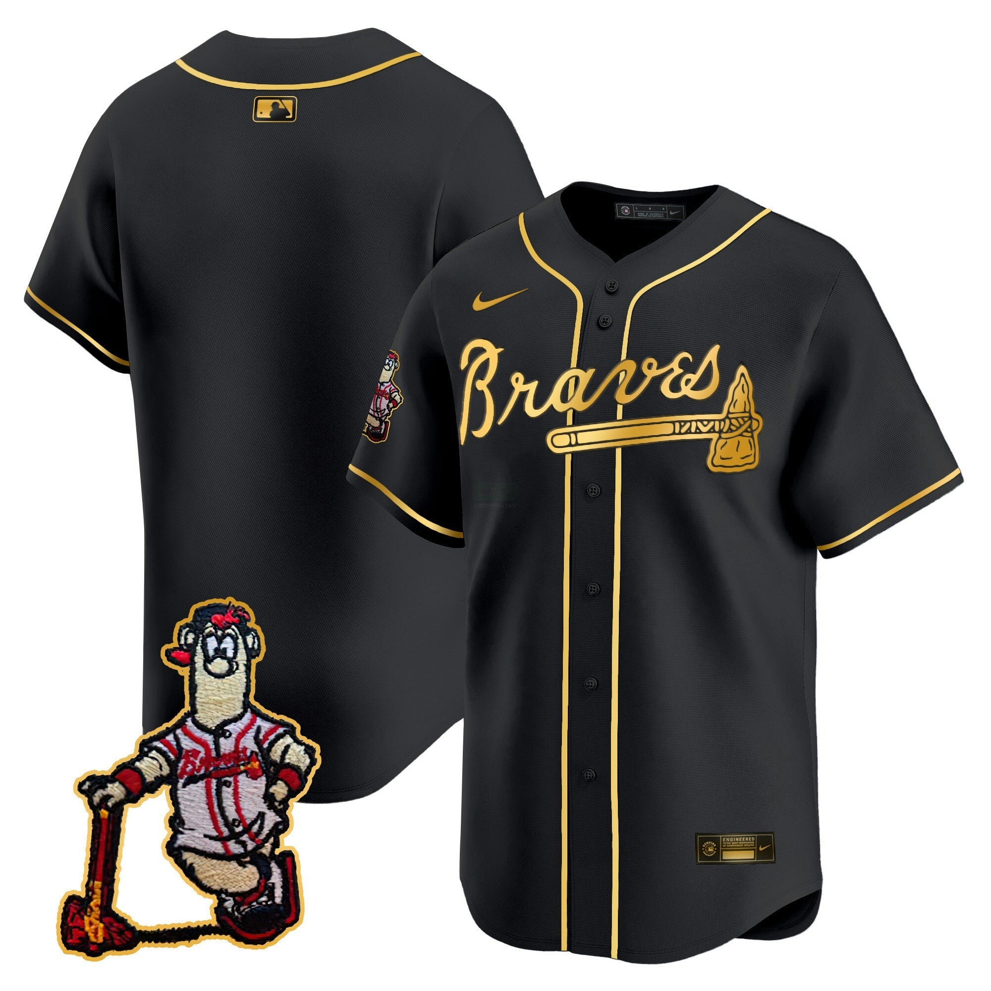 Camisa MLB Men’s Atlanta Blooper Patch Vapor Premier Limited Jersey