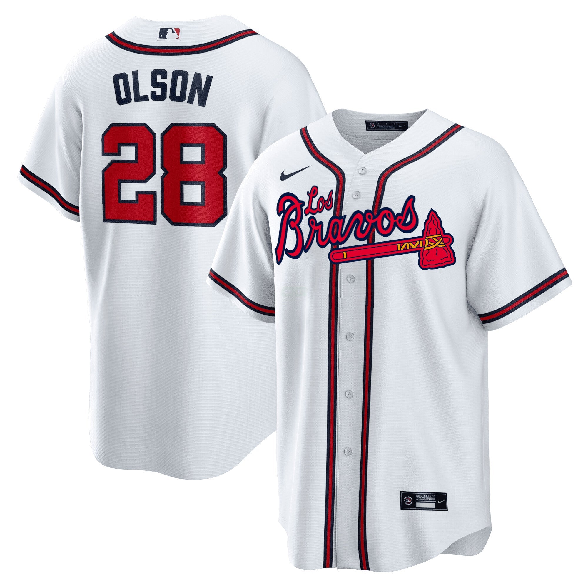 Camisa MLB Men’s Atlanta Los Bravos Jersey