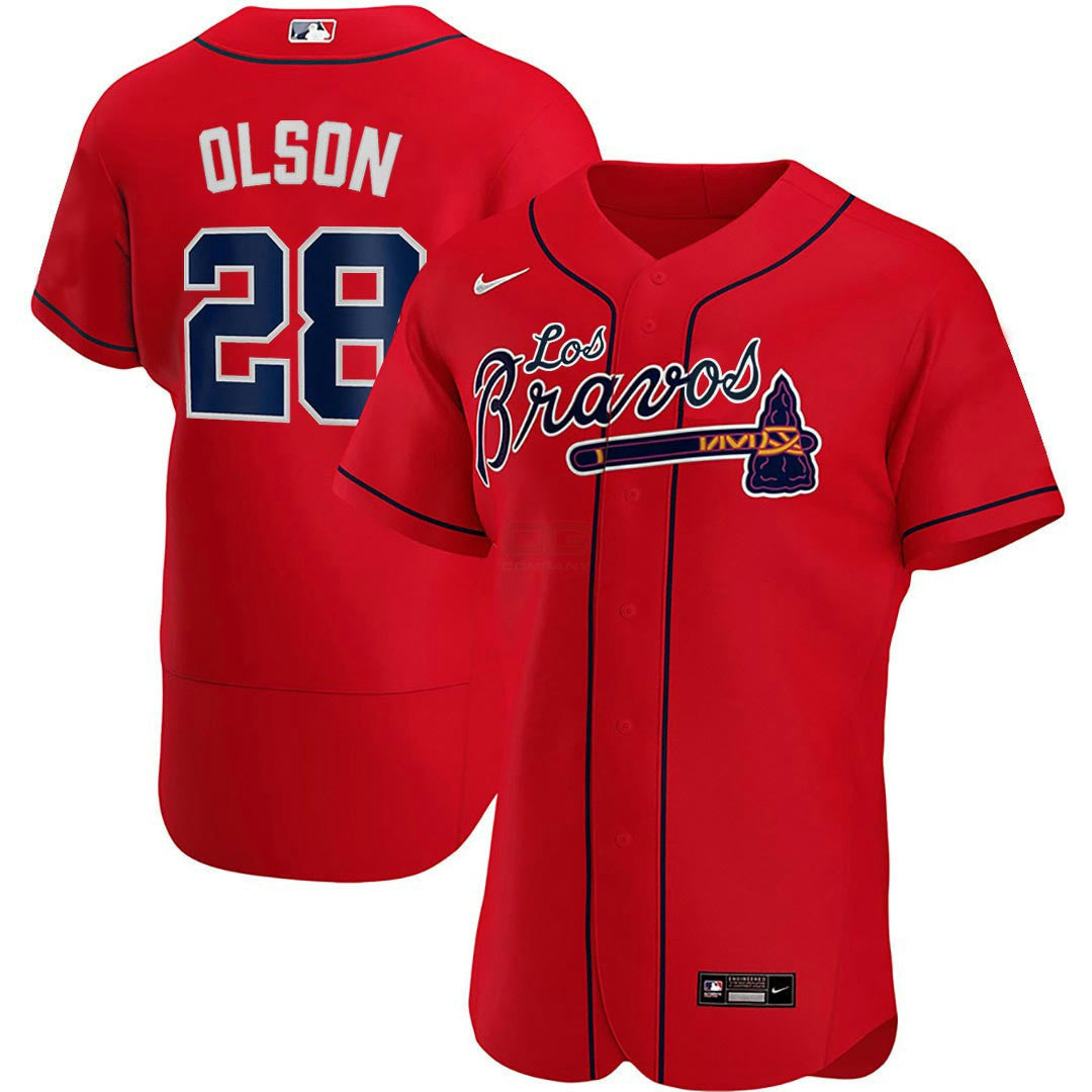 Camisa MLB Men’s Atlanta Los Bravos Jersey
