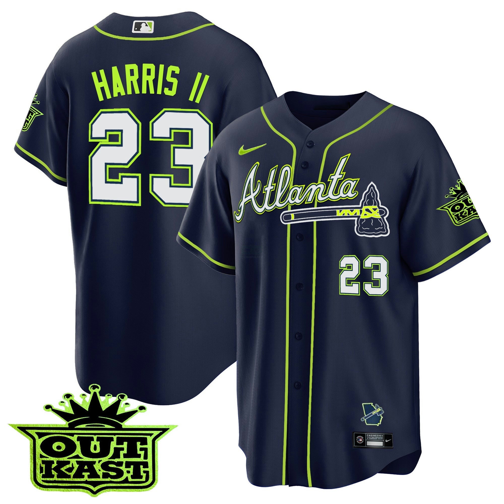 Camisa MLB Men’s Atlanta Outkast Cool Base Jersey V3