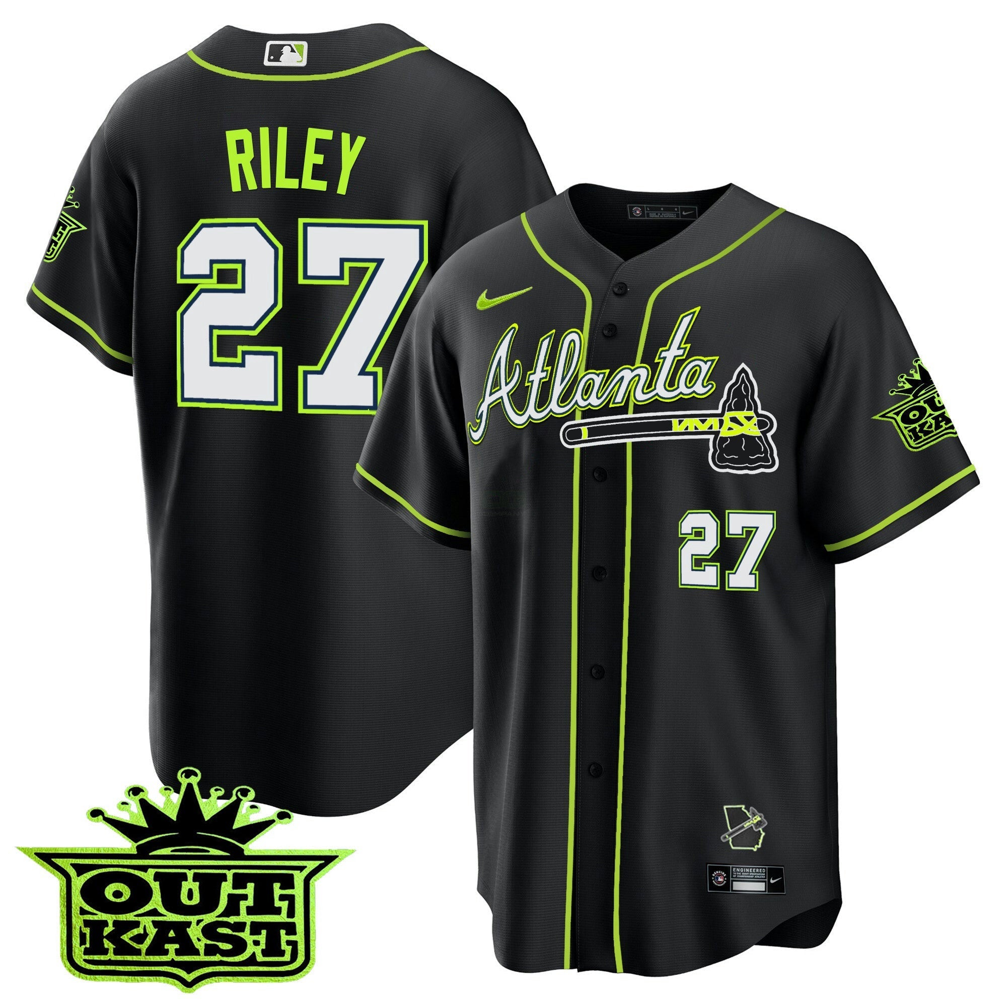 Camisa MLB Men’s Atlanta Outkast Cool Base Jersey V3