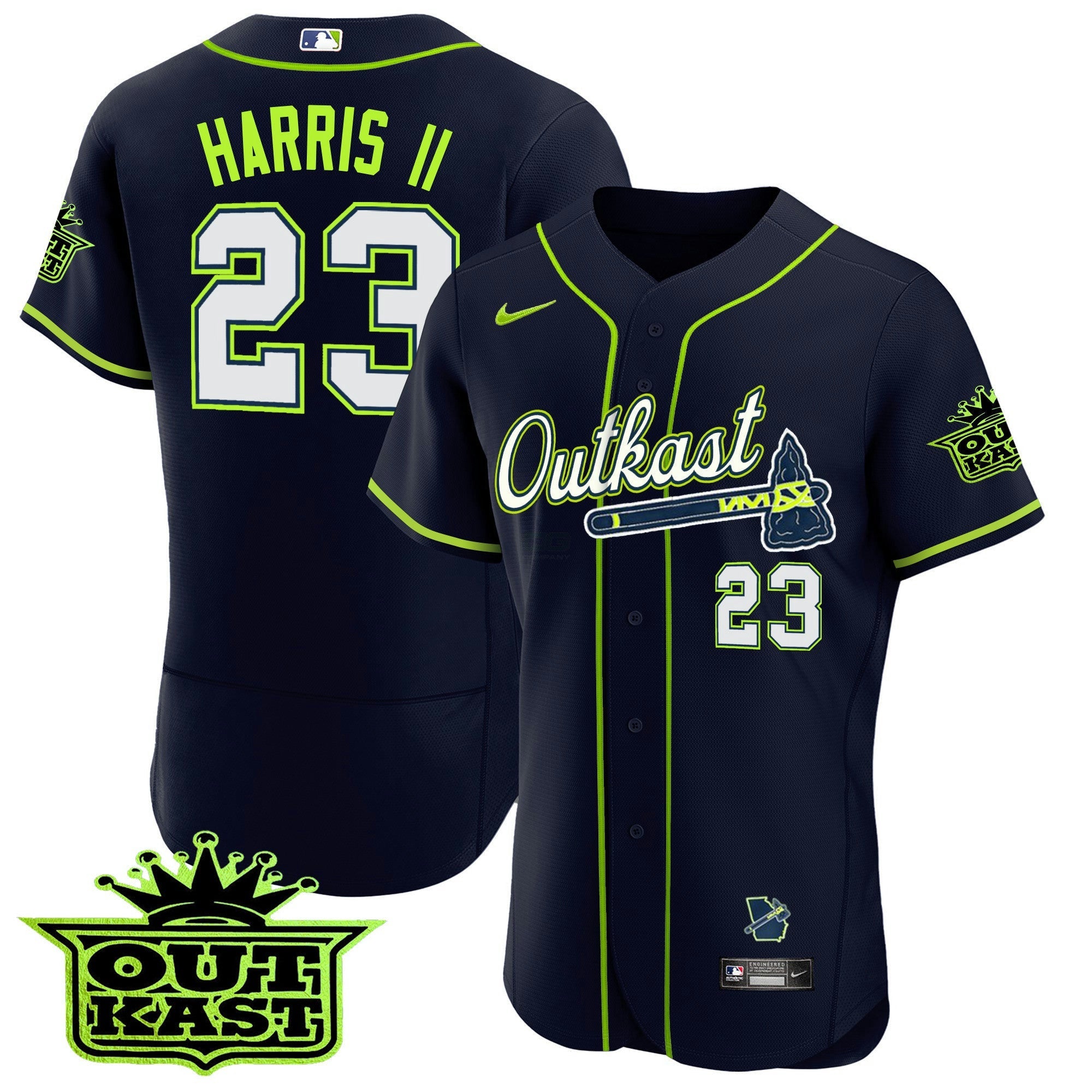 Camisa MLB Men’s Atlanta Outkast Flex Base Jersey