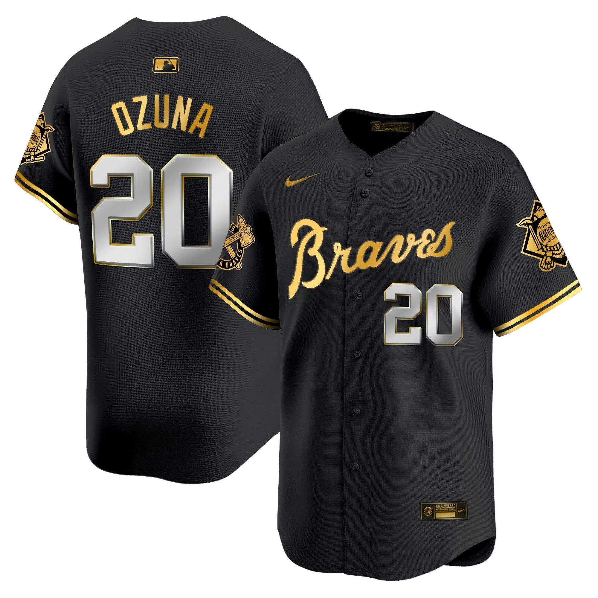 Camisa MLB Men’s Atlanta Peaches n’ Creme Vapor Premier Limited Jersey
