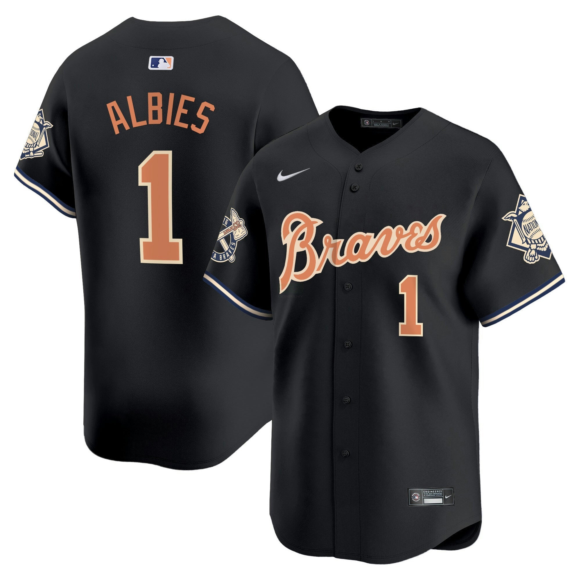 Camisa MLB Men’s Atlanta Peaches n’ Creme Vapor Premier Limited Jersey
