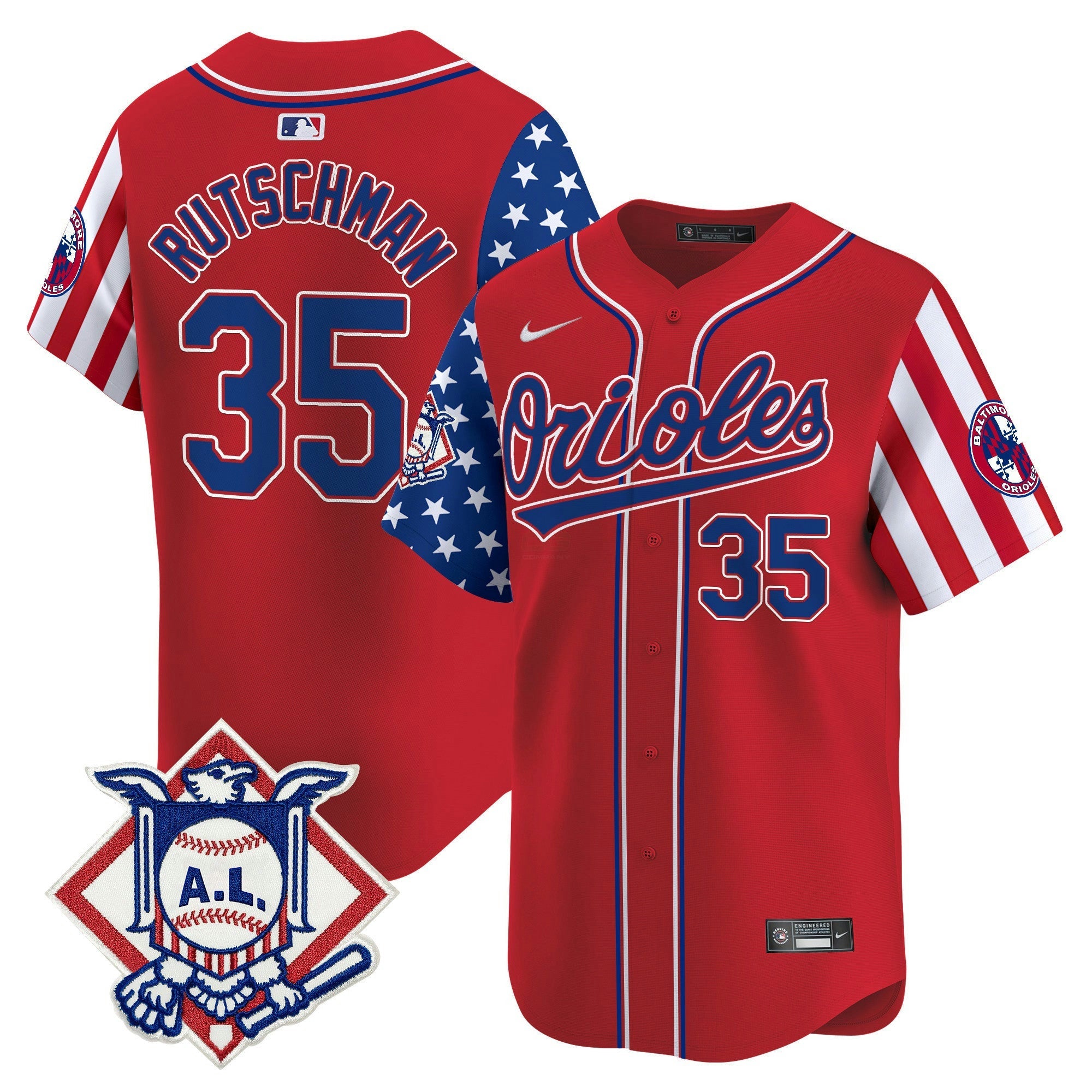 Camisa MLB Men’s Baltimore 2024 Fourth of July Vapor Premier Limited Jersey
