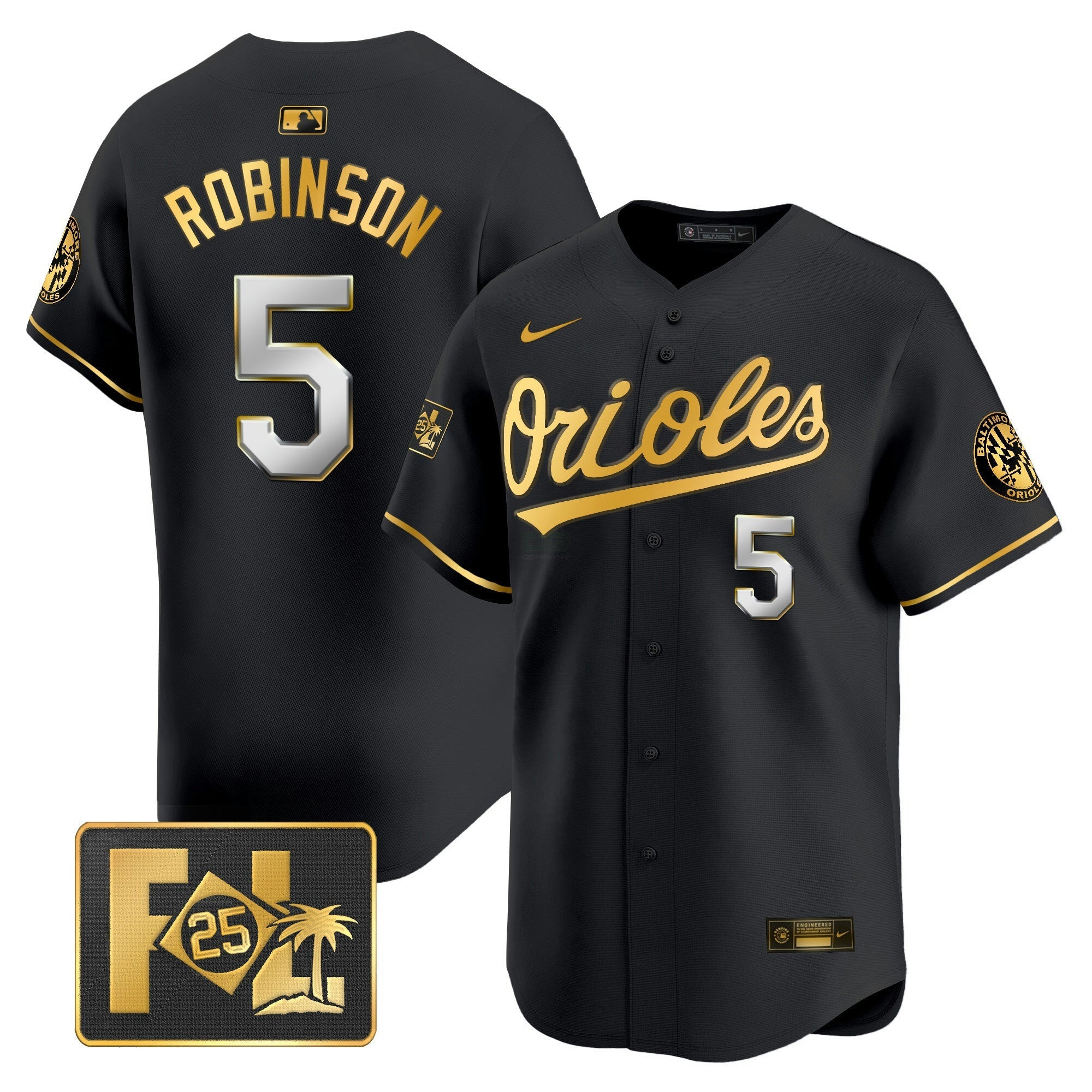 Camisa MLB Men’s Baltimore 2025 Spring Training Patch Vapor Premier Limited Jersey