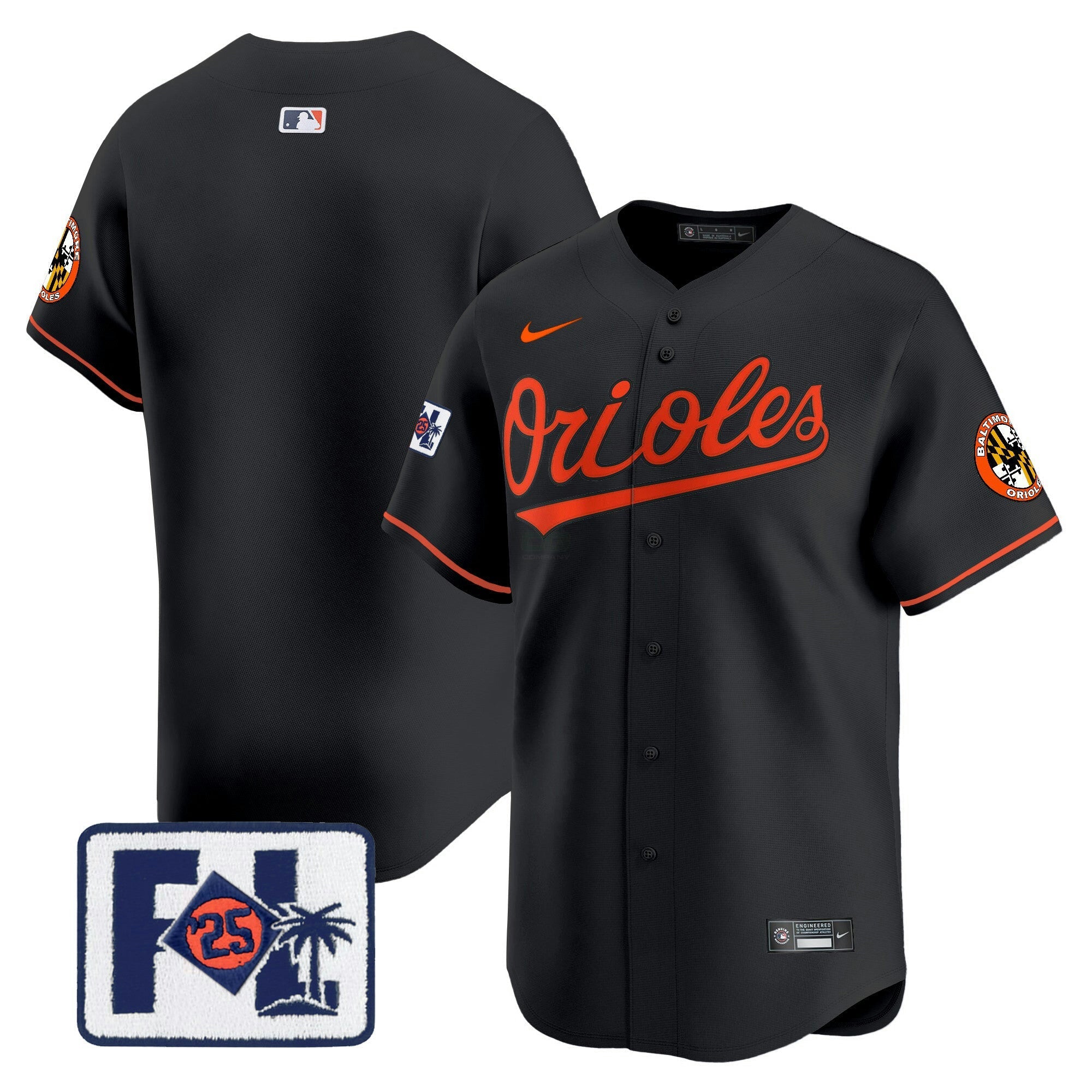 Camisa MLB Men’s Baltimore 2025 Spring Training Patch Vapor Premier Limited Jersey
