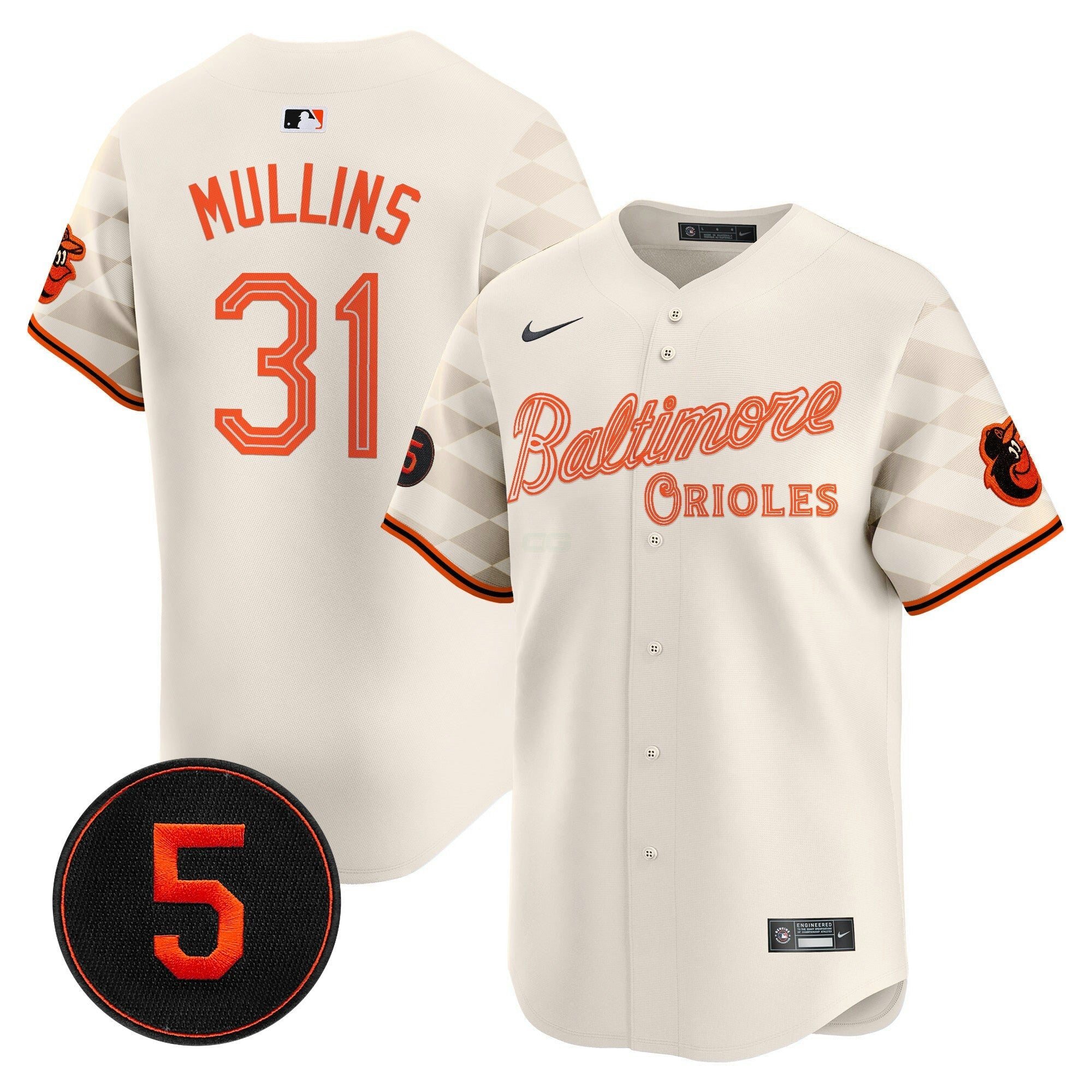 Camisa MLB Men’s Baltimore City Light Vapor Premier Limited Jersey