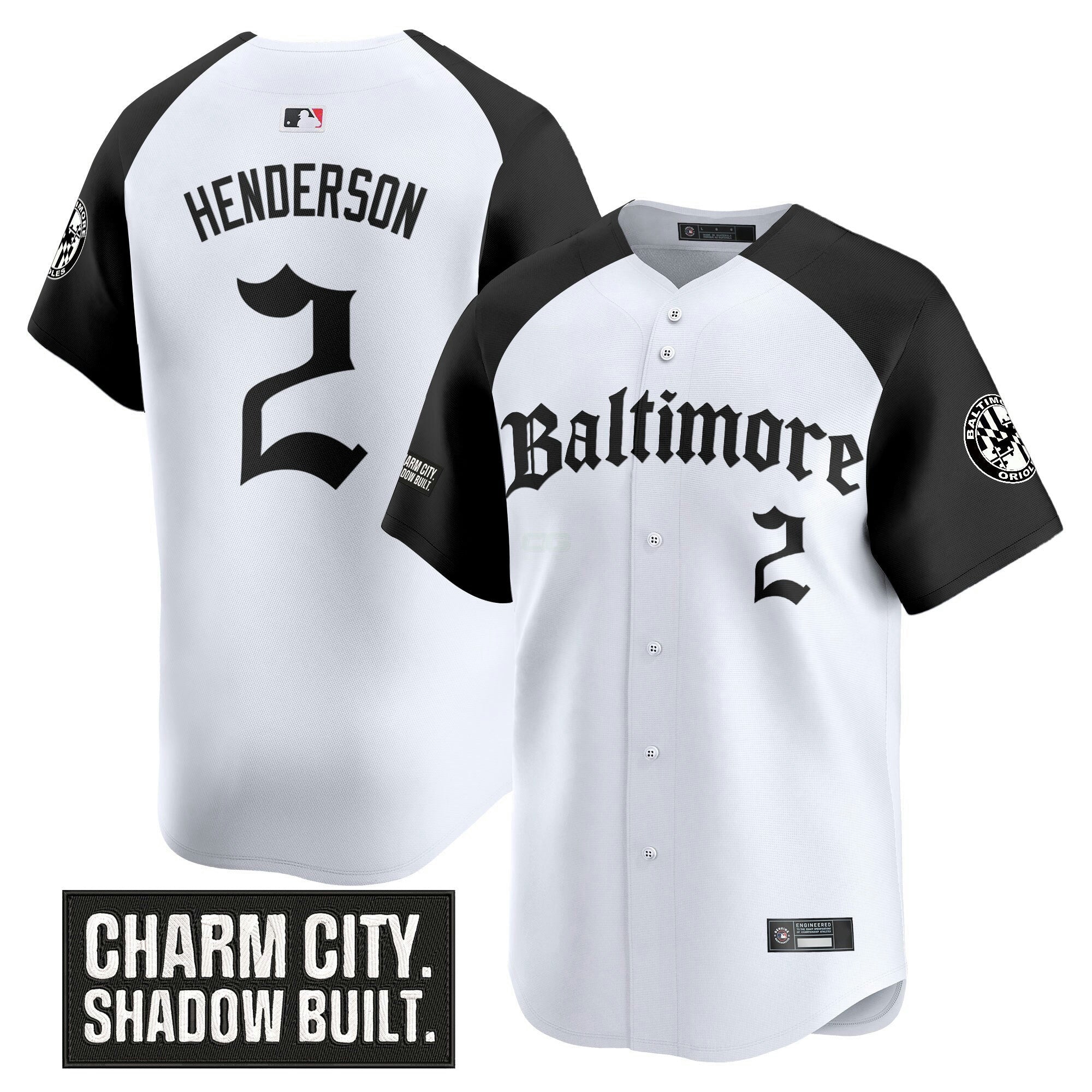 Camisa MLB Men’s Baltimore ‘Gothic Harbor Edition’ Vapor Premier Limited Jersey