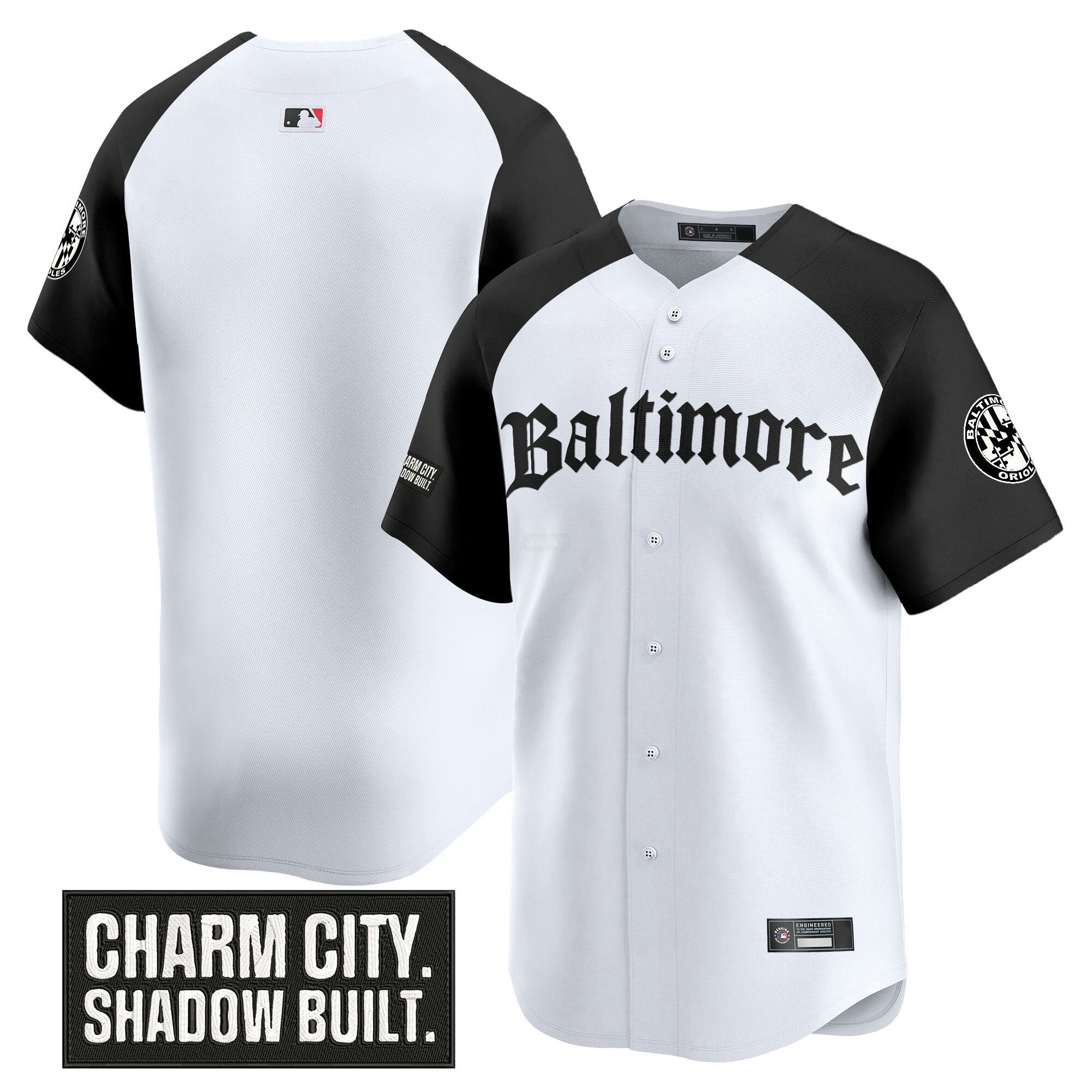 Camisa MLB Men’s Baltimore ‘Gothic Harbor Edition’ Vapor Premier Limited Jersey