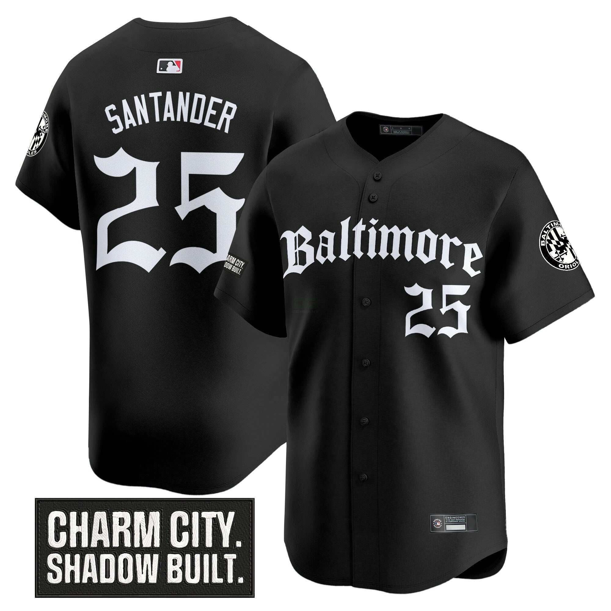 Camisa MLB Men’s Baltimore ‘Gothic Harbor Edition’ Vapor Premier Limited Jersey