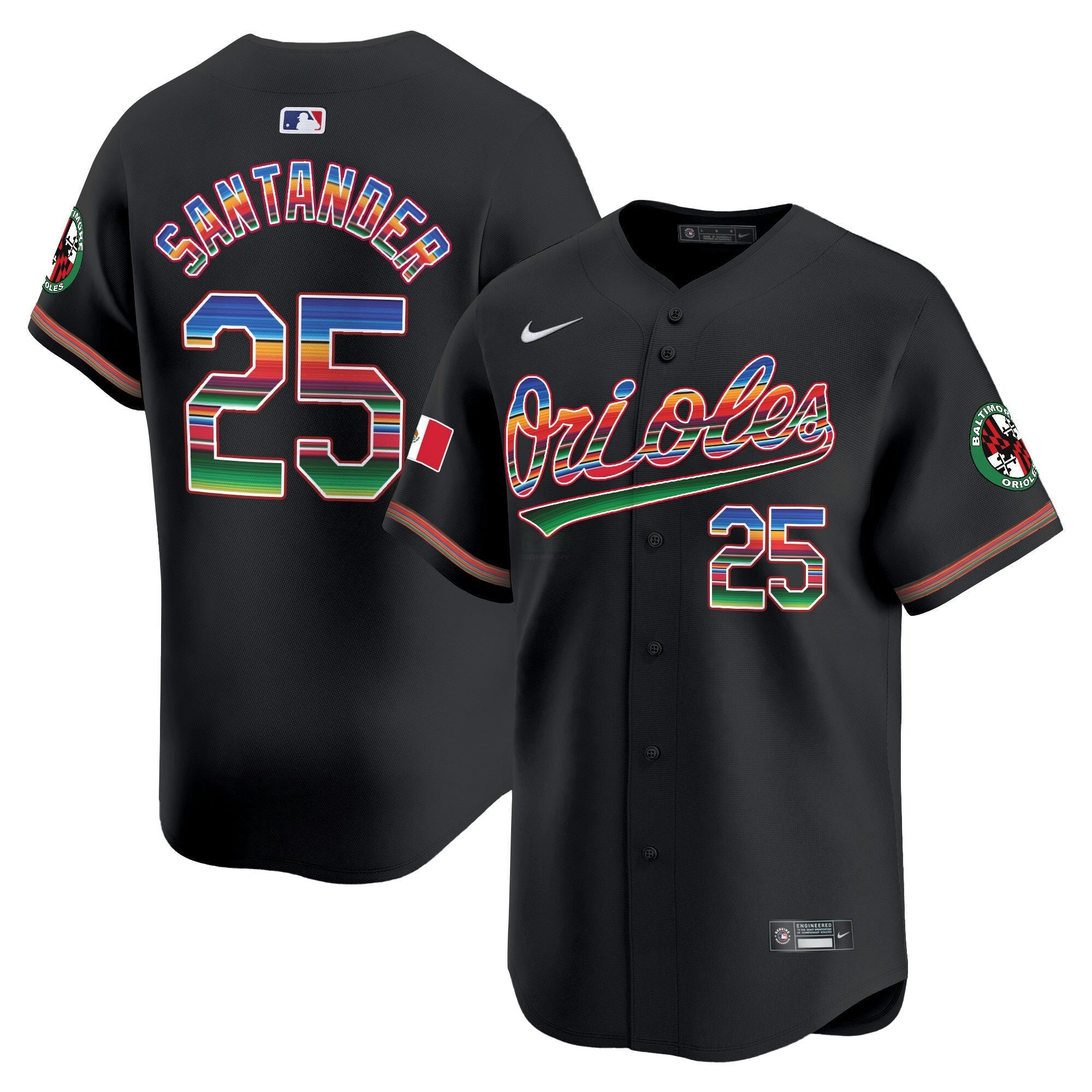 Camisa MLB Men’s Baltimore Mexico Vapor Premier Limited Jersey