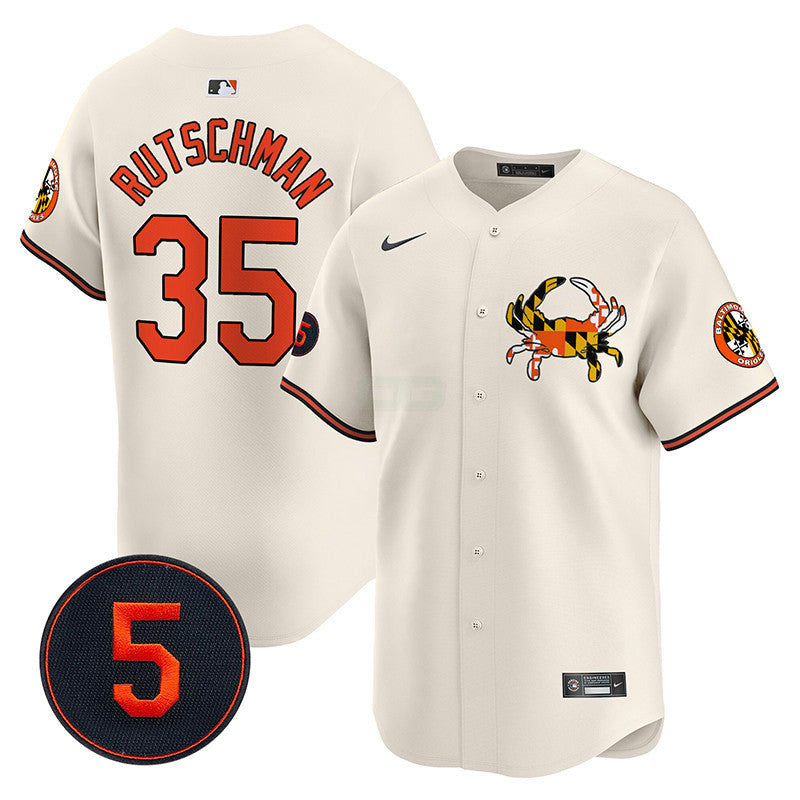 Camisa MLB Men’s Baltimore Robinson Patch Vapor Premier Limited Jersey V3