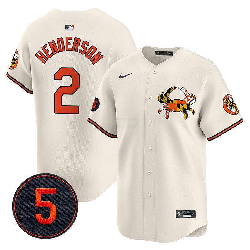 Camisa MLB Men’s Baltimore Robinson Patch Vapor Premier Limited Jersey V3