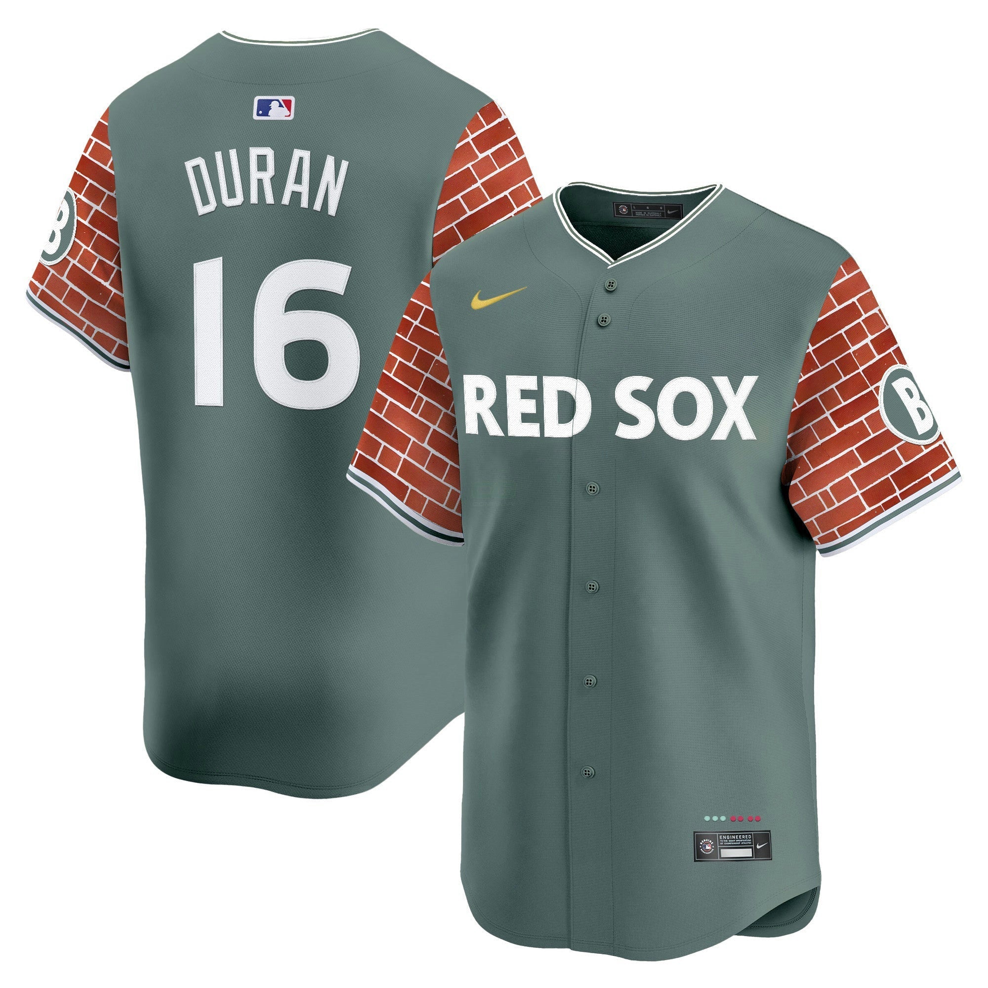 Camisa MLB Men’s Boston 2025 Fenway Red Brick Style Vapor Premier Limited Jersey – Stitched