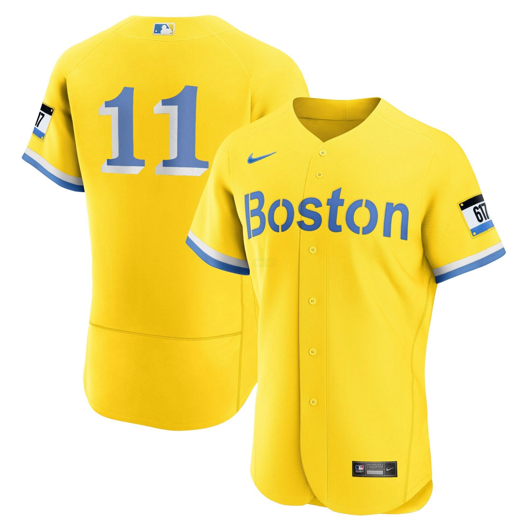 Camisa MLB Men’s Boston Yellow Jersey