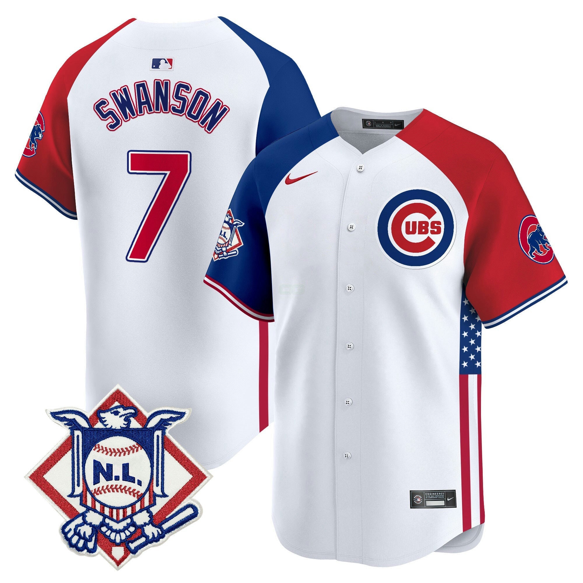 Camisa MLB Men’s Chicago 2024 Fourth of July Vapor Premier Limited Jersey V3