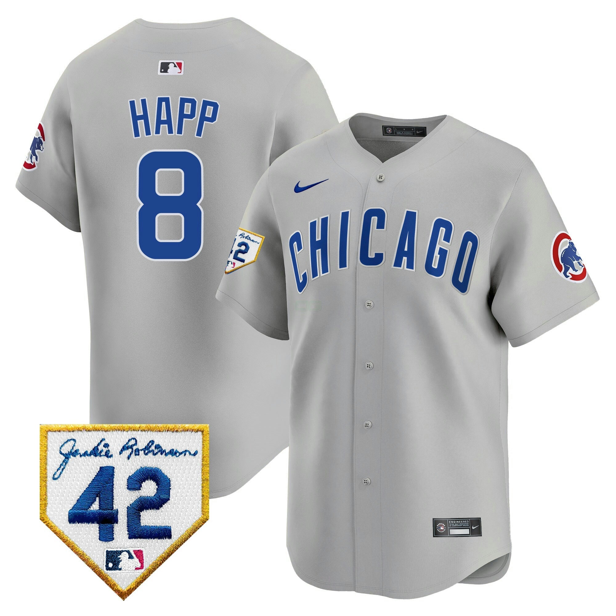 Camisa MLB Men’s Chicago 2024 Jackie Robinson Patch Vapor Premier Limited Jersey