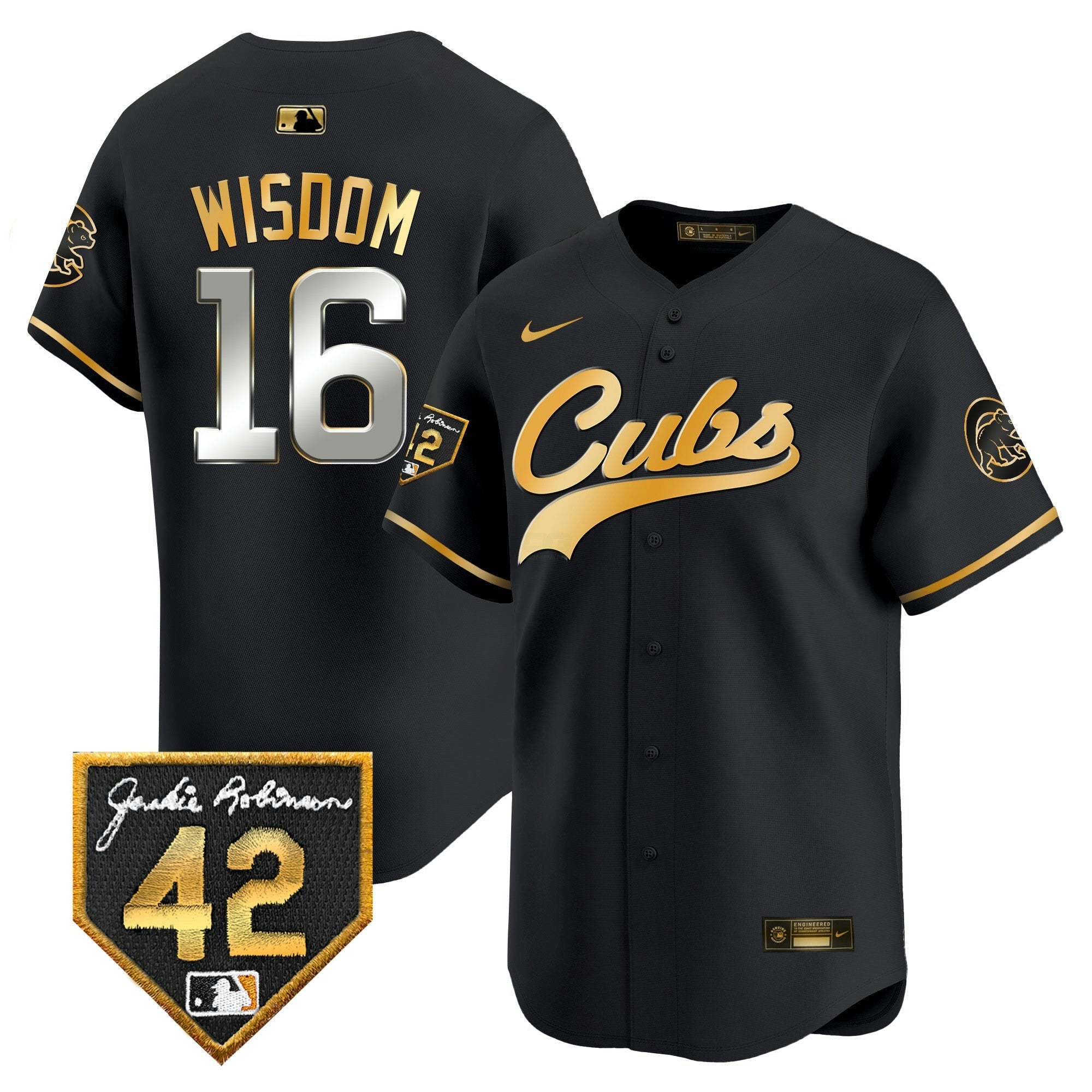 Camisa MLB Men’s Chicago 2024 Jackie Robinson Patch Vapor Premier Limited Jersey