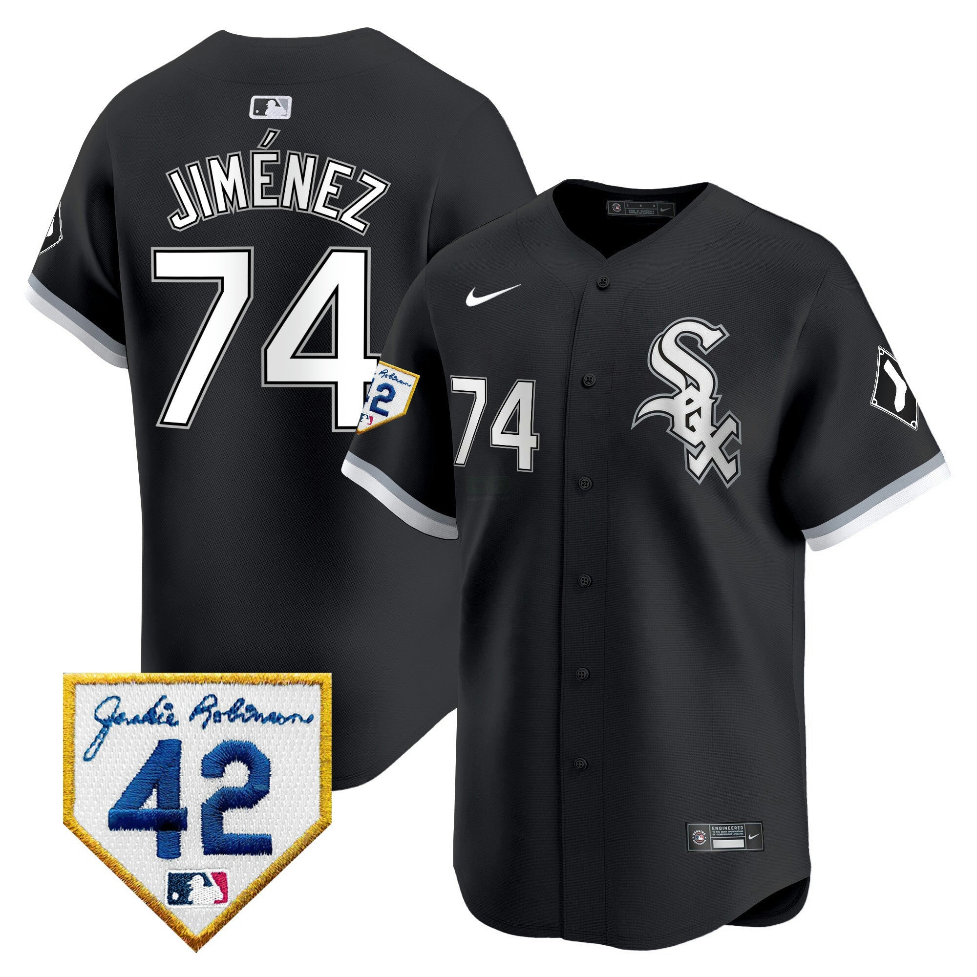 Camisa MLB Men’s Chicago 2024 Jackie Robinson Patch Vapor Premier Limited Jersey