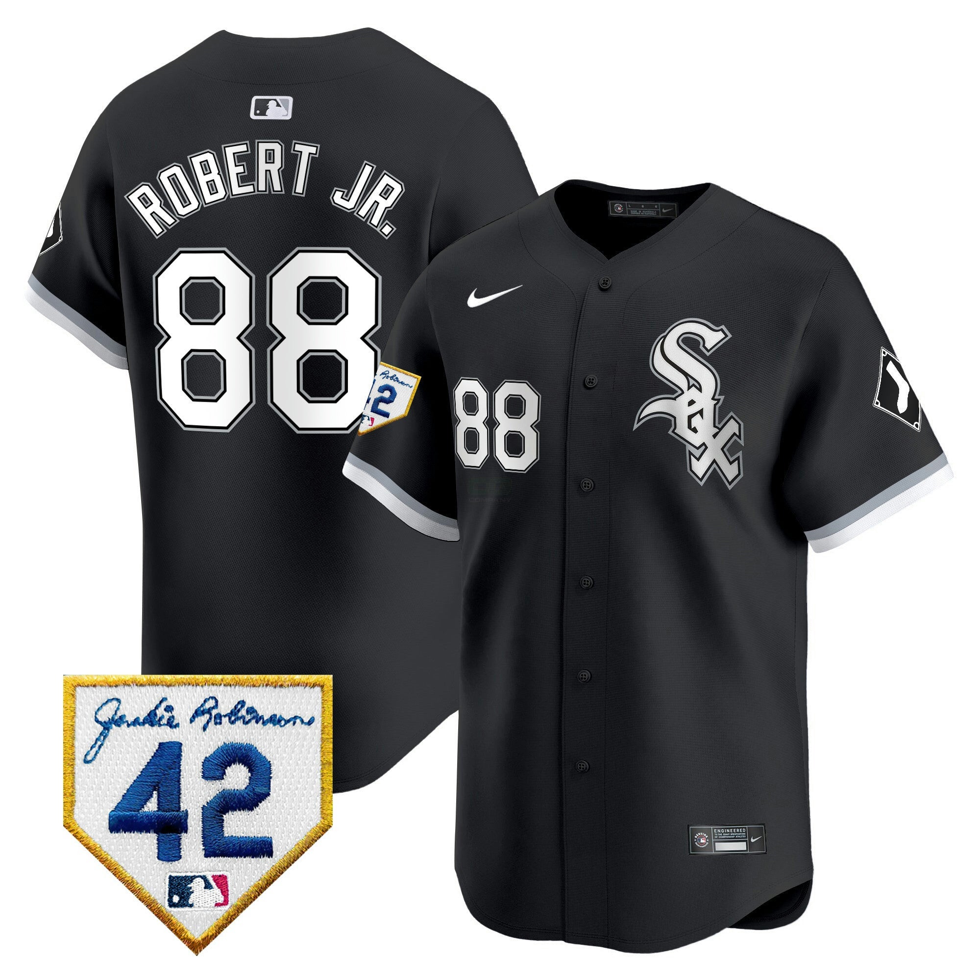 Camisa MLB Men’s Chicago 2024 Jackie Robinson Patch Vapor Premier Limited Jersey