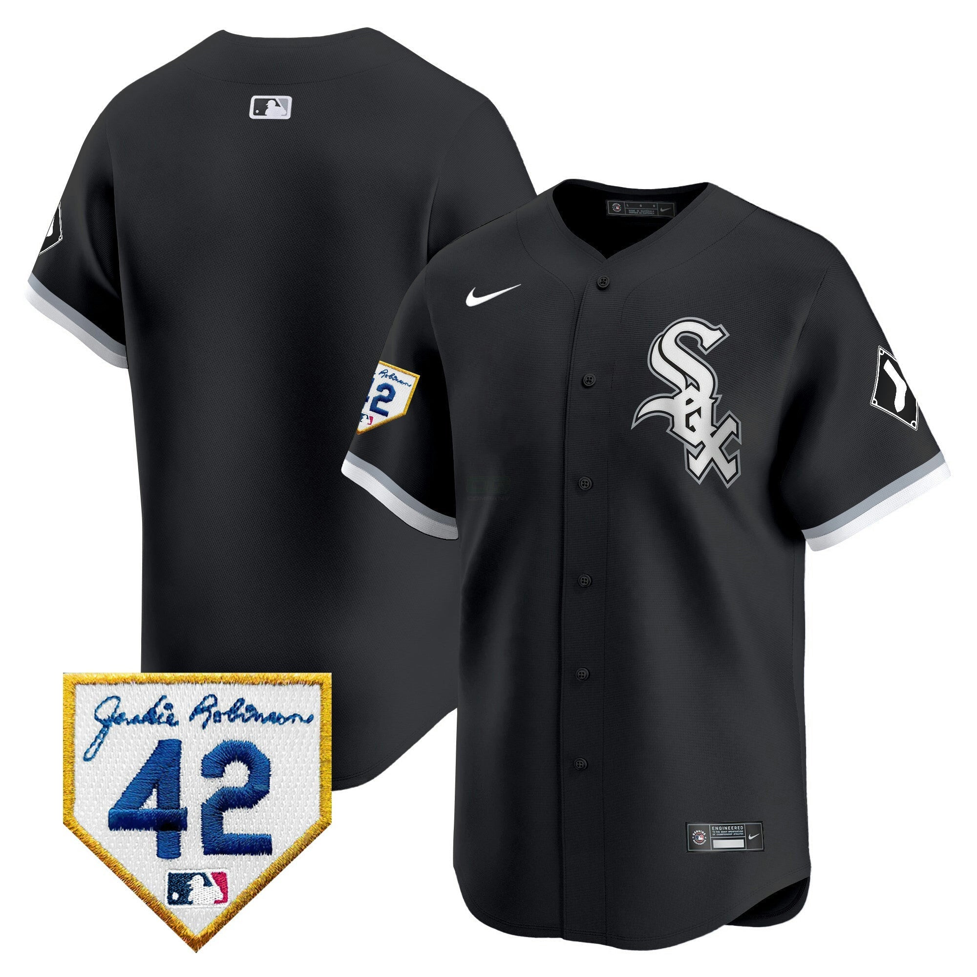 Camisa MLB Men’s Chicago 2024 Jackie Robinson Patch Vapor Premier Limited Jersey