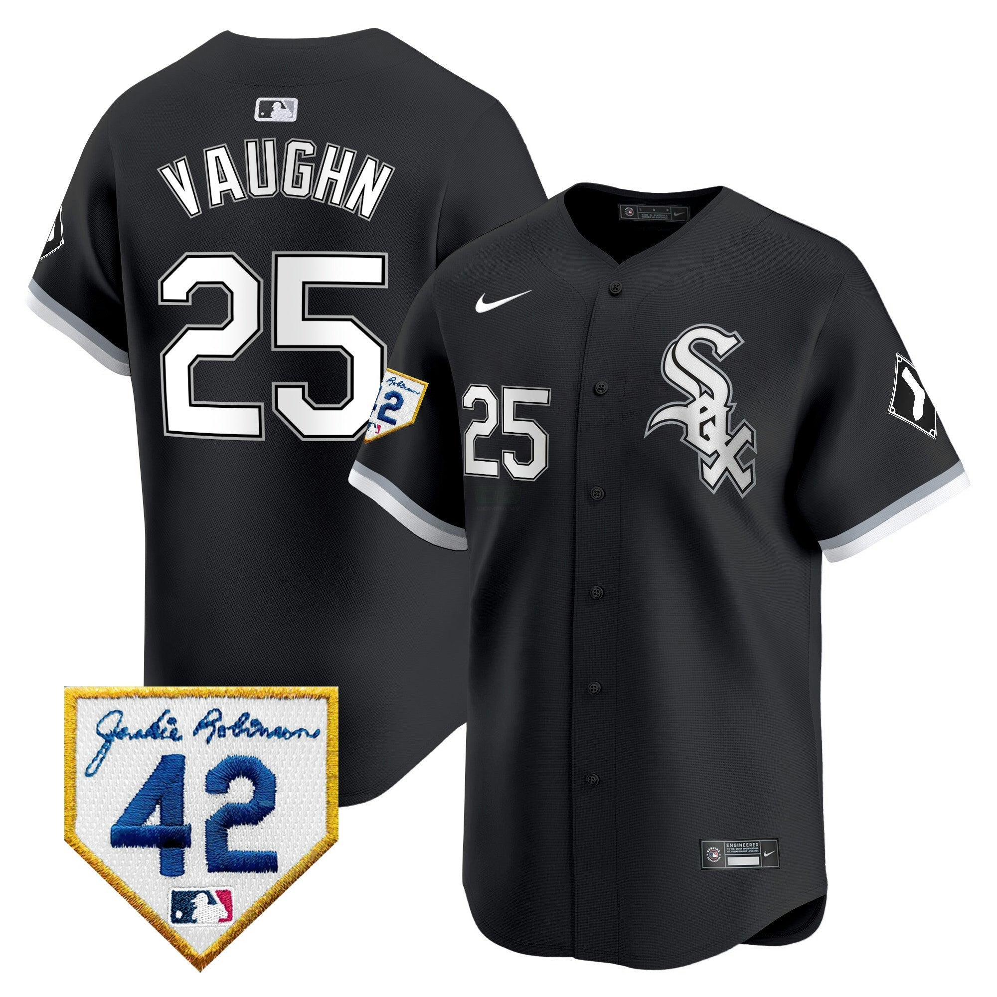 Camisa MLB Men’s Chicago 2024 Jackie Robinson Patch Vapor Premier Limited Jersey