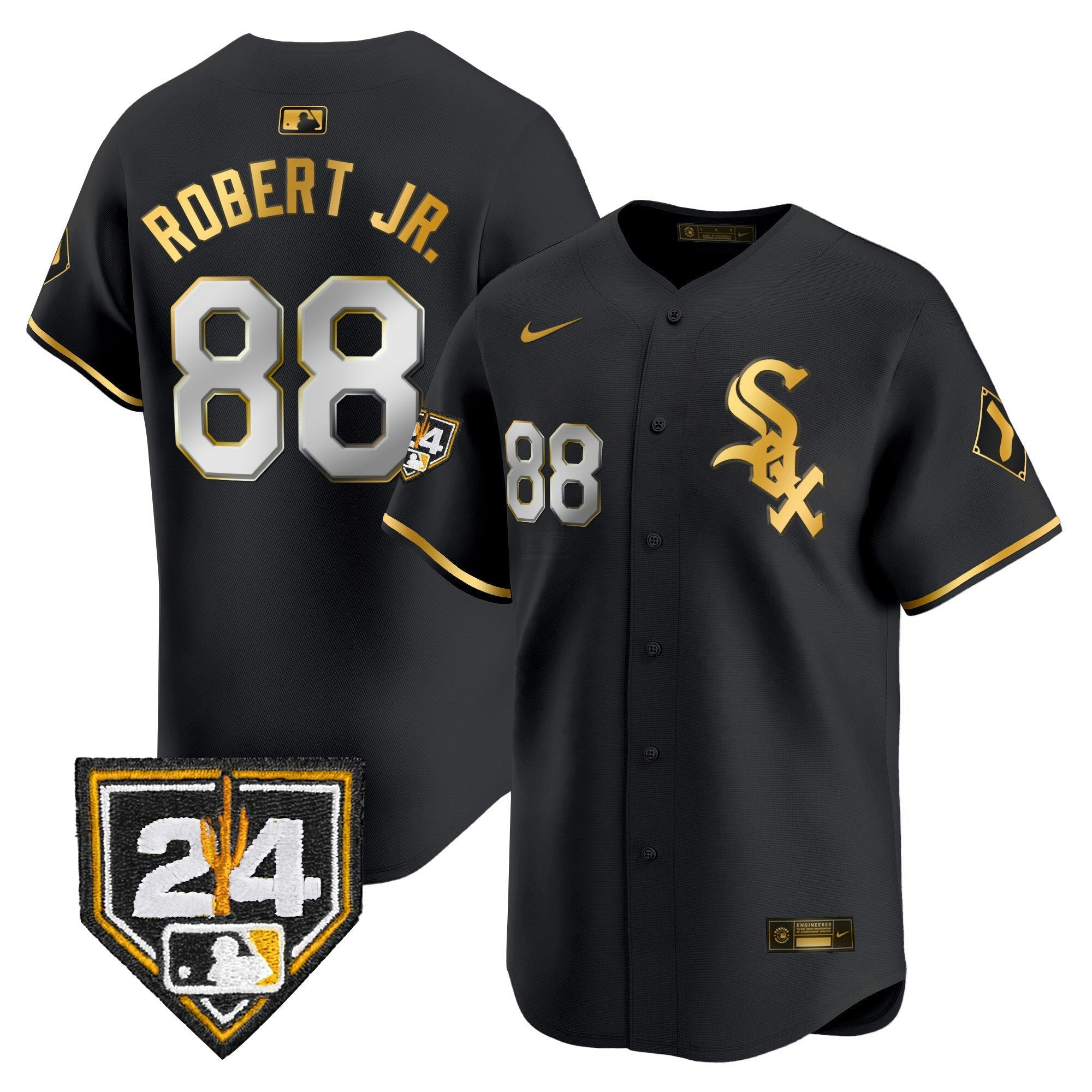 Camisa MLB Men’s Chicago 2024 Spring Training Patch Vapor Premier Limited Jersey