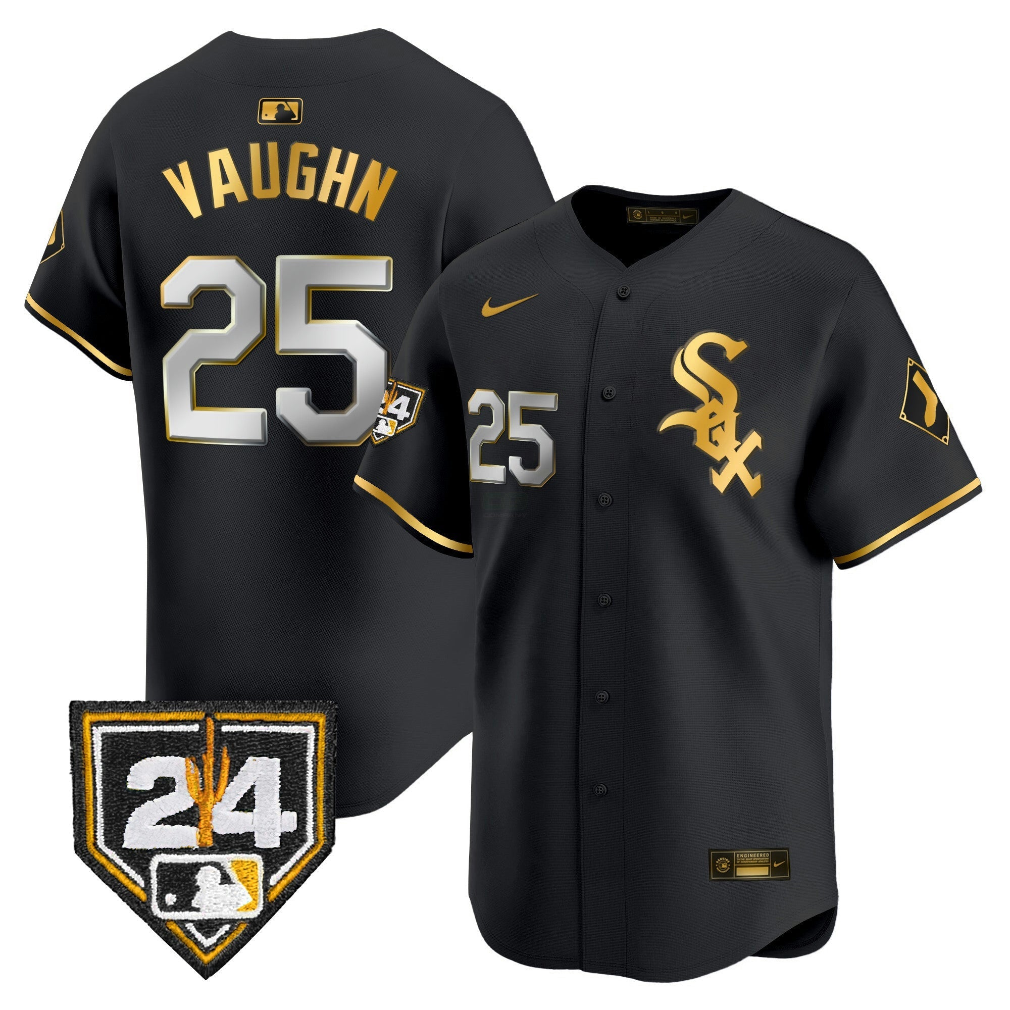 Camisa MLB Men’s Chicago 2024 Spring Training Patch Vapor Premier Limited Jersey