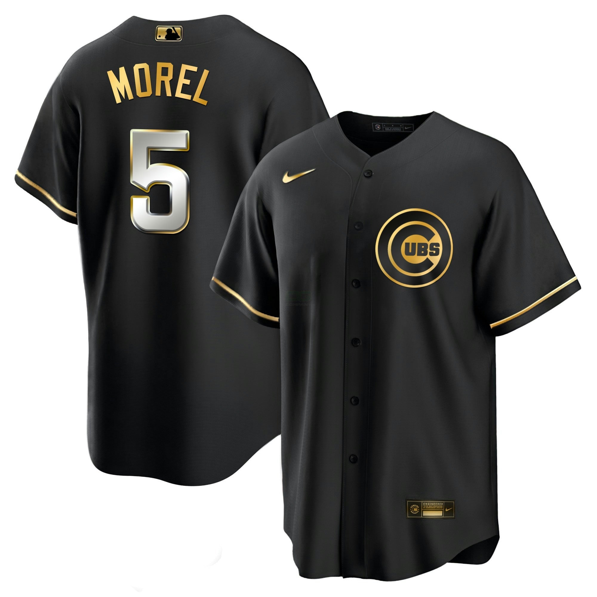 Camisa MLB Men’s Chicago Black Limited & Dourada Jersey