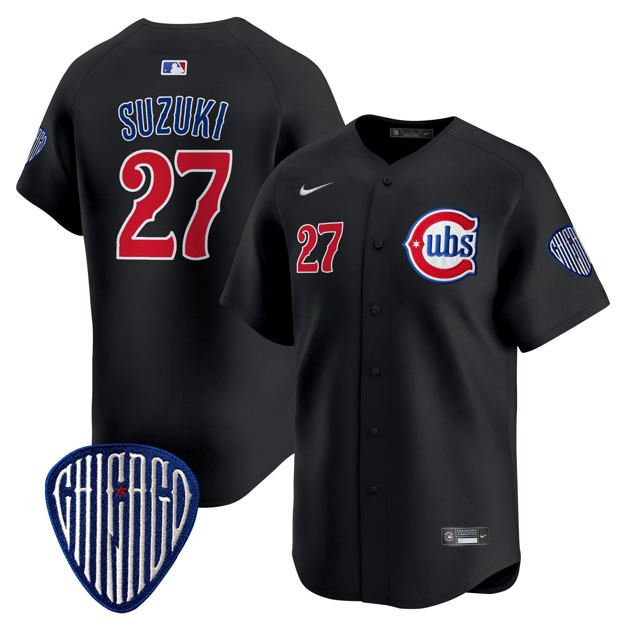 Camisa MLB Men’s Chicago Blue Alternativa Vapor Premier Limited Jersey