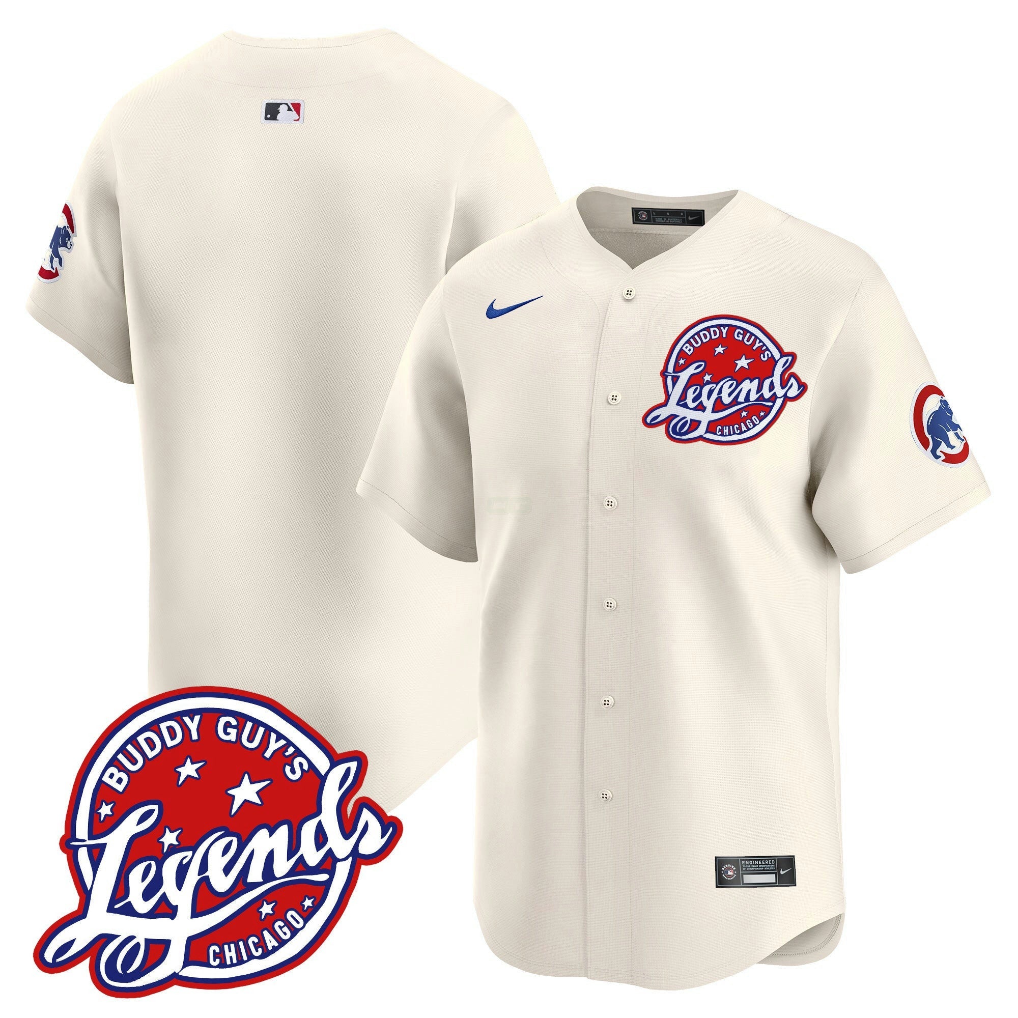 Camisa MLB Men’s Chicago Buddy Guy’s Legends Vapor Premier Limited Jersey