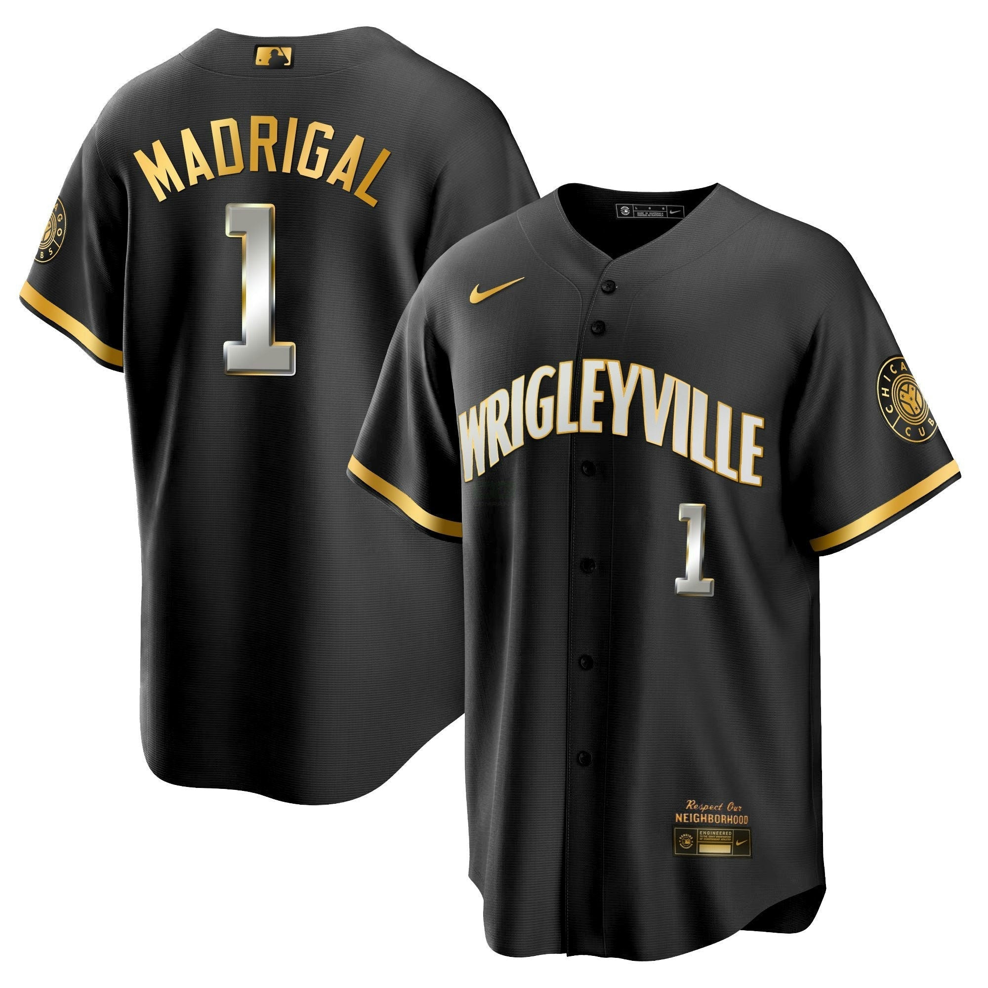 Camisa MLB Men’s Chicago City Connect Dourada Jersey
