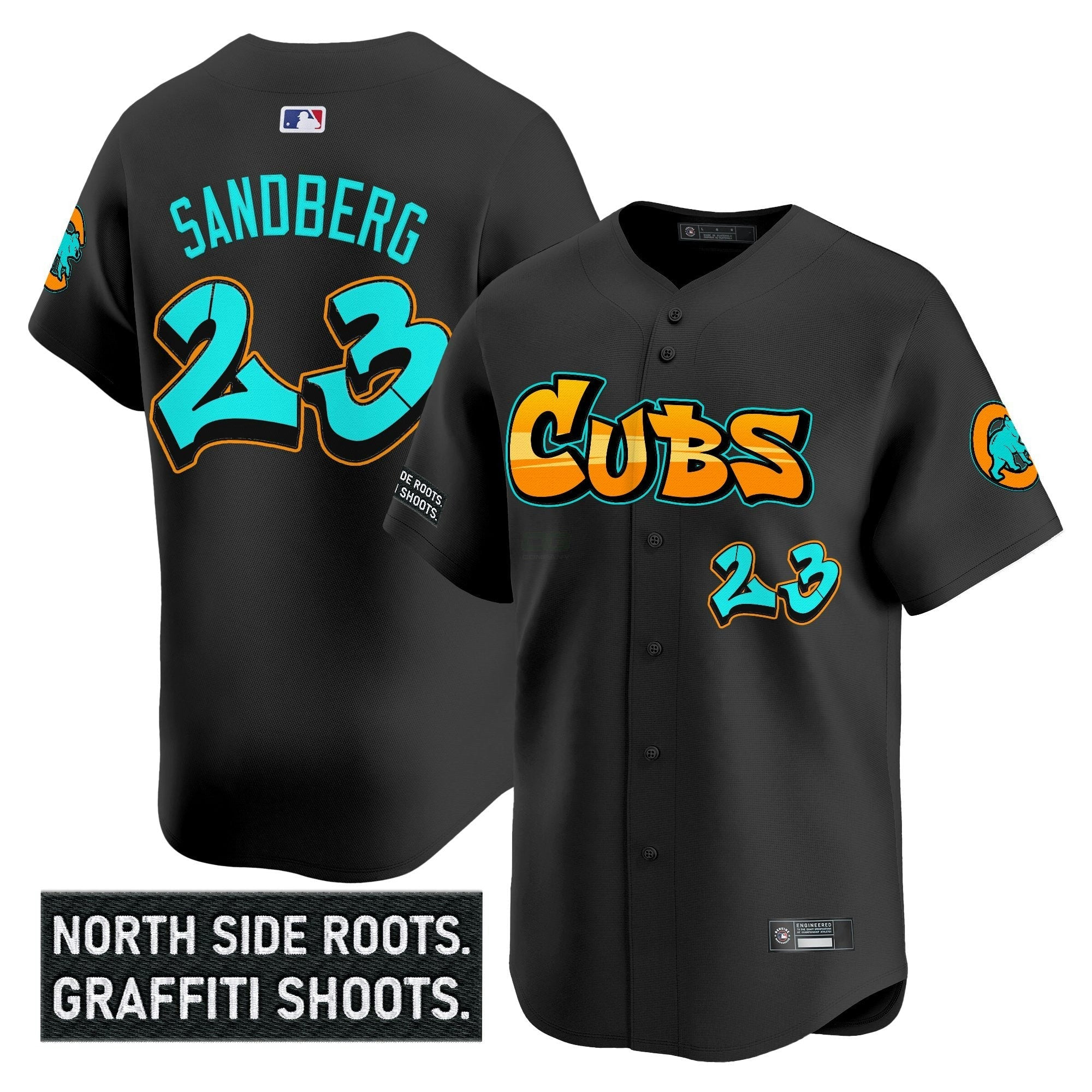 Camisa MLB Men’s Chicago ‘Graffiti North Side Edition’ Vapor Premier Limited Jersey