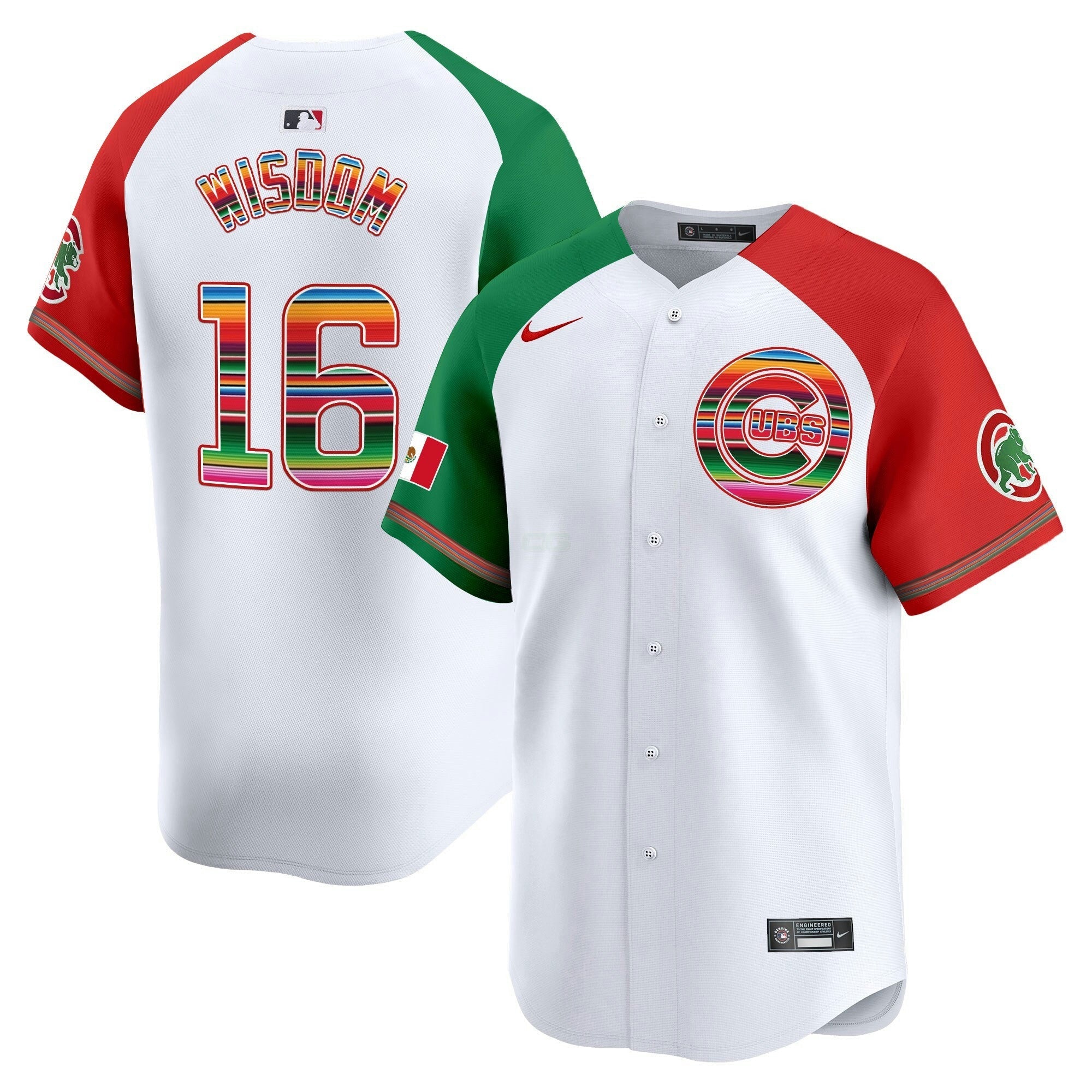 Camisa MLB Men’s Chicago Mexico Vapor Premier Limited Jersey