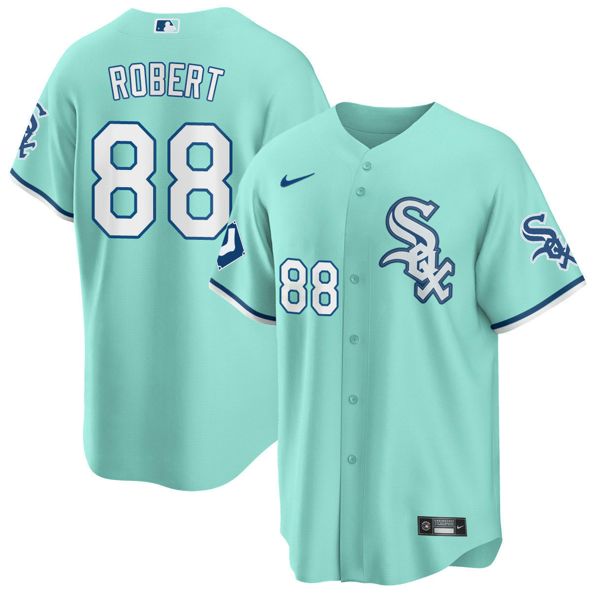 Camisa MLB Men’s Chicago Teal Collection Jersey