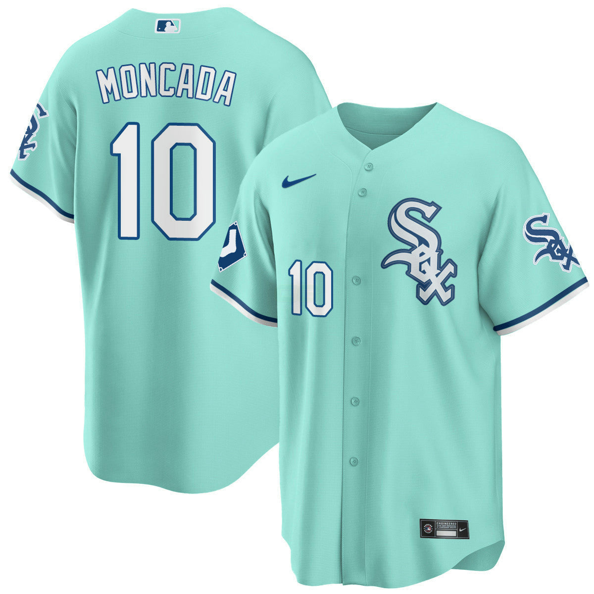 Camisa MLB Men’s Chicago Teal Collection Jersey