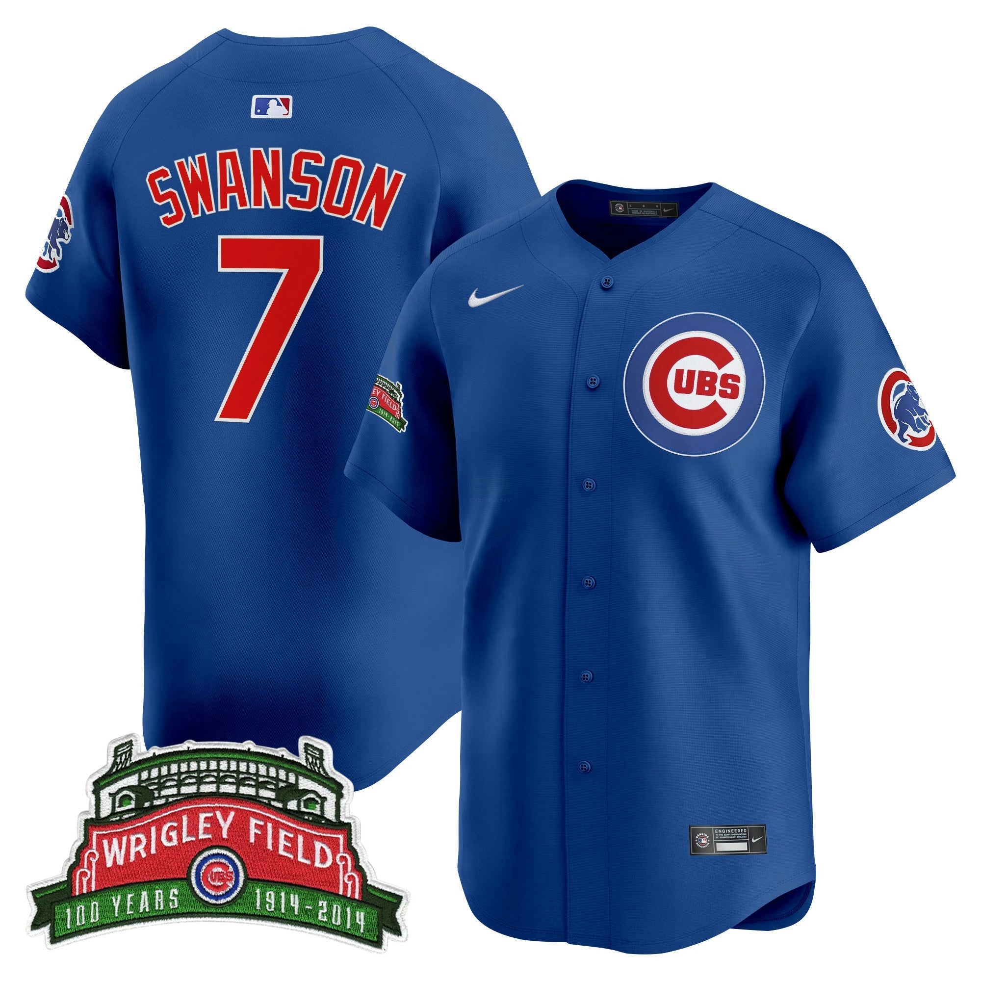 Camisa MLB Men’s Chicago Wrigley Field Style Vapor Premier Limited Jersey