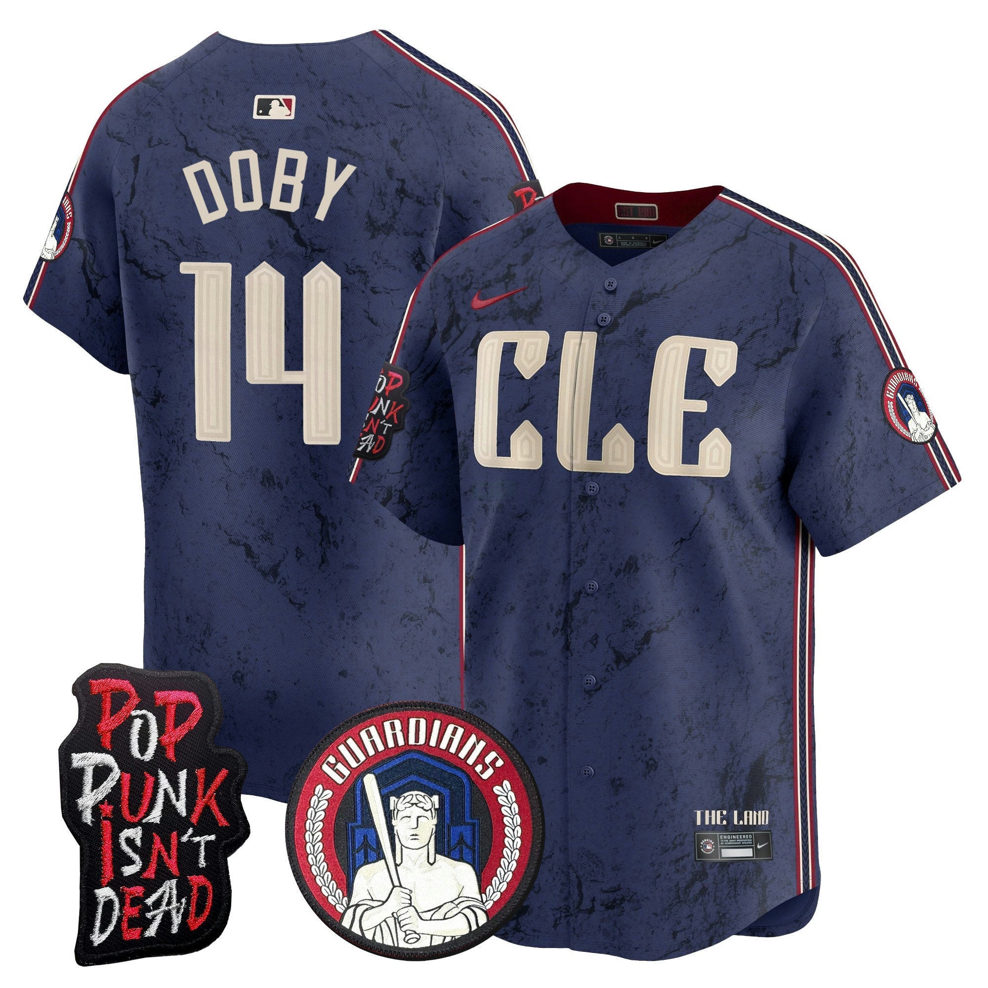 Camisa MLB Men’s Cleveland MGK Patch Vapor Premier Limited Jersey