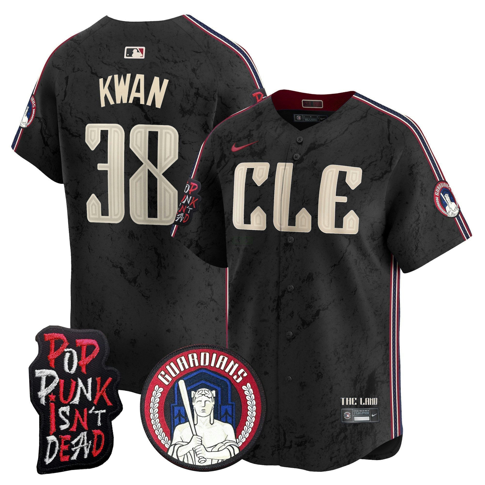 Camisa MLB Men’s Cleveland MGK Patch Vapor Premier Limited Jersey