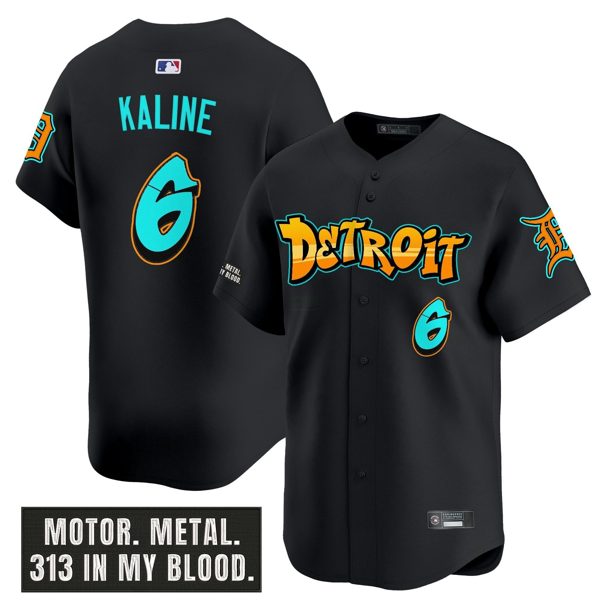Camisa MLB Men’s Detroit ‘Graffiti Motor City Edition’ Vapor Premier Limited Jersey