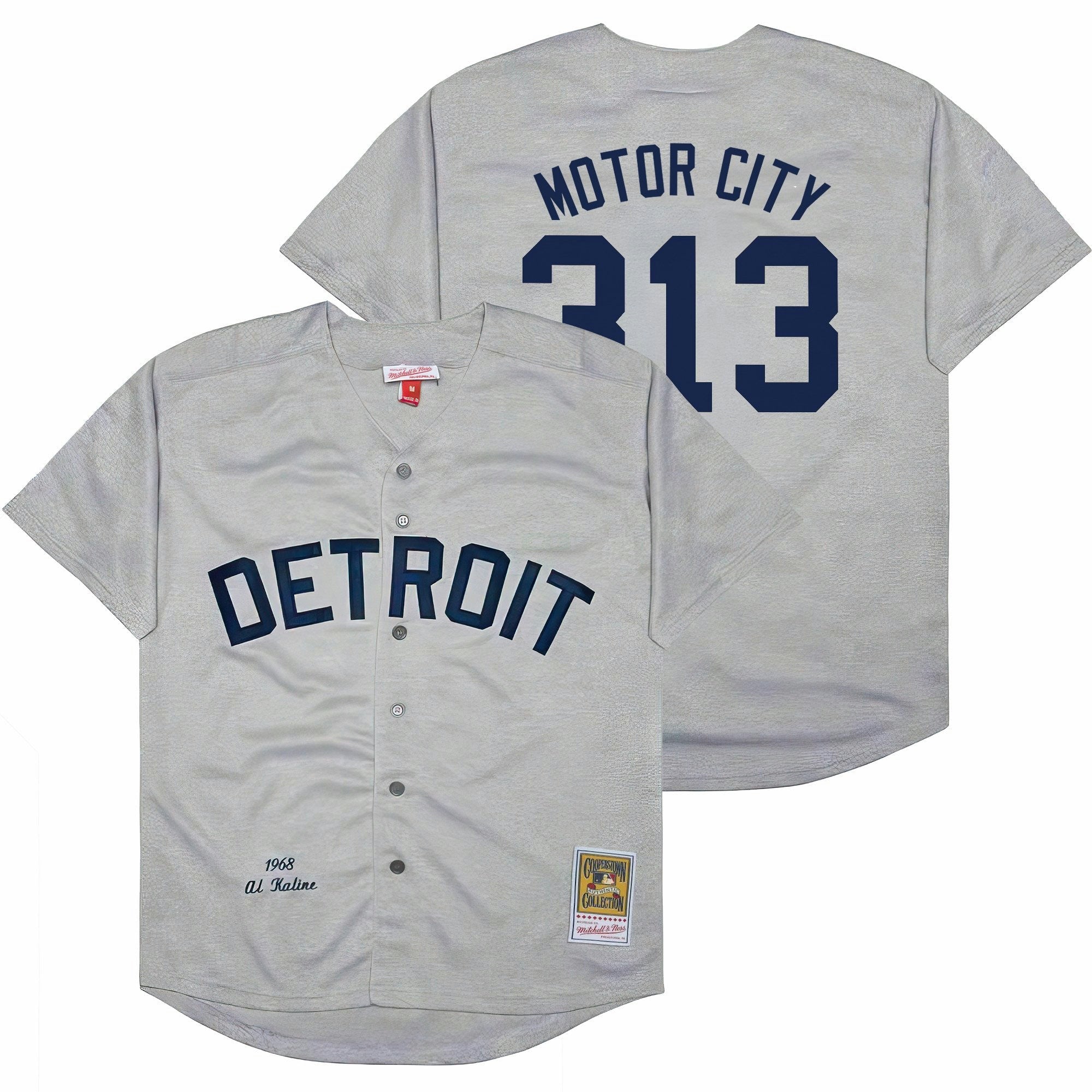 Camisa MLB Men’s Detroit Throwback Jersey – Cooperstown Collection